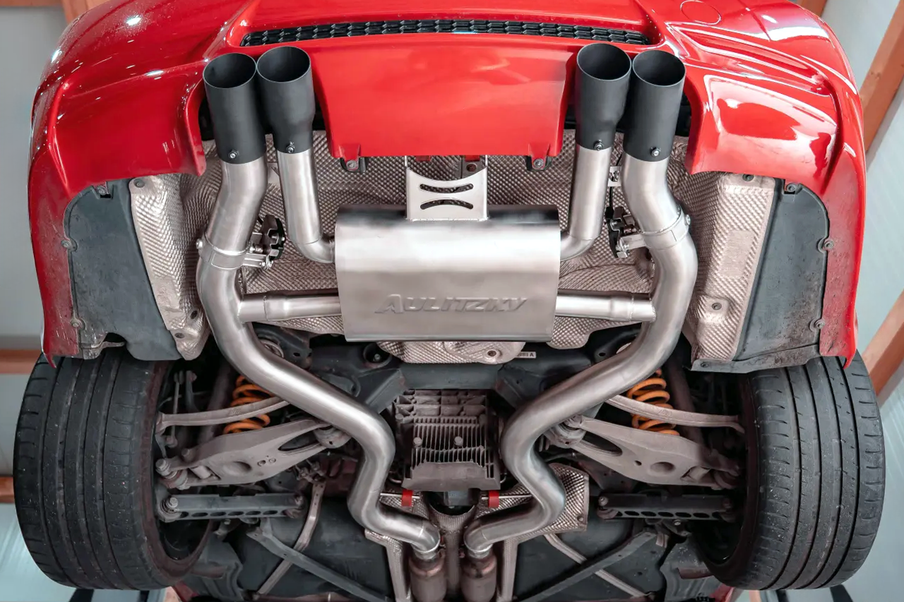 Aulitzky Exhaust | ECE flap rear silencer | fits BMW M3 (E90/E92) 420hp