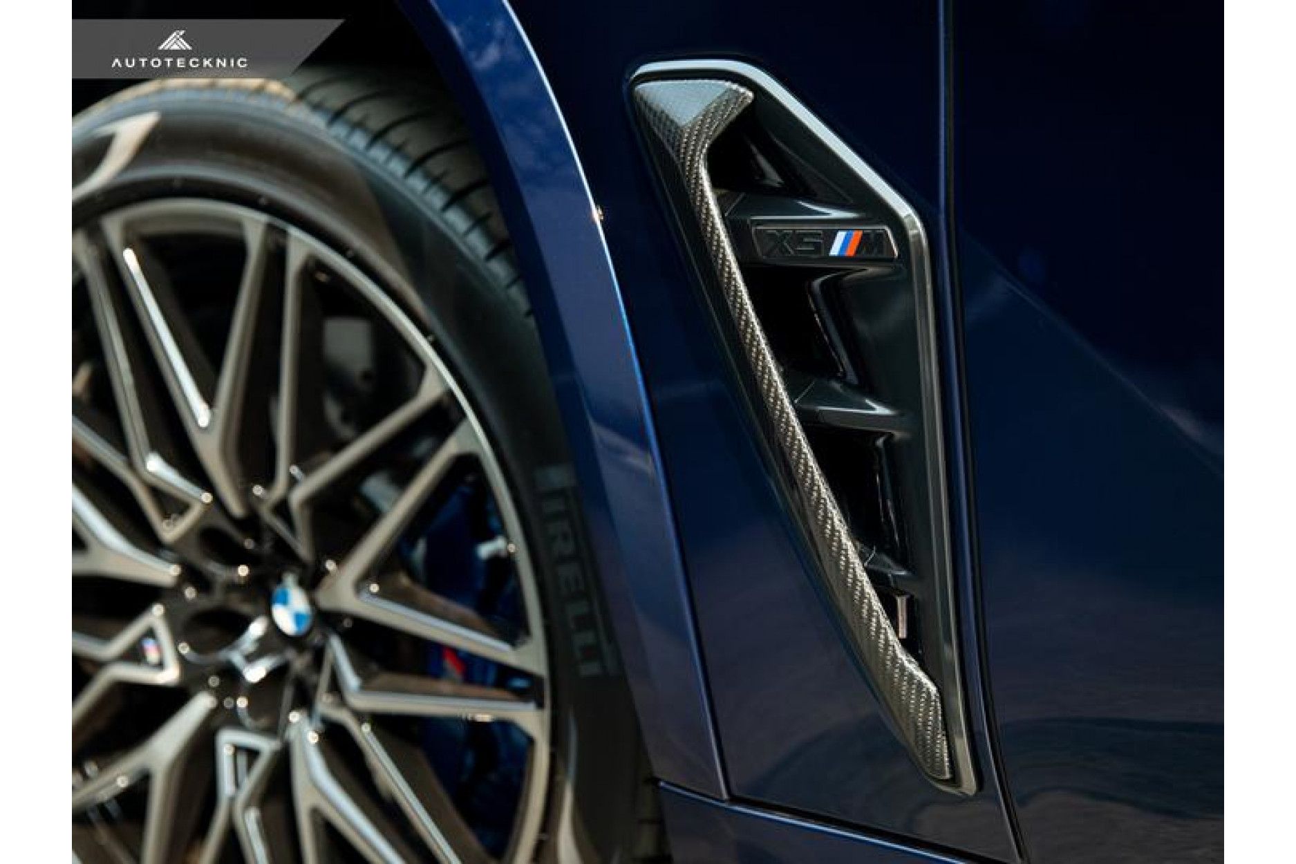 Fender Air Inlets Carbon | fits BMW X5M incl. Competition (F95) S63 | AutoTecknic