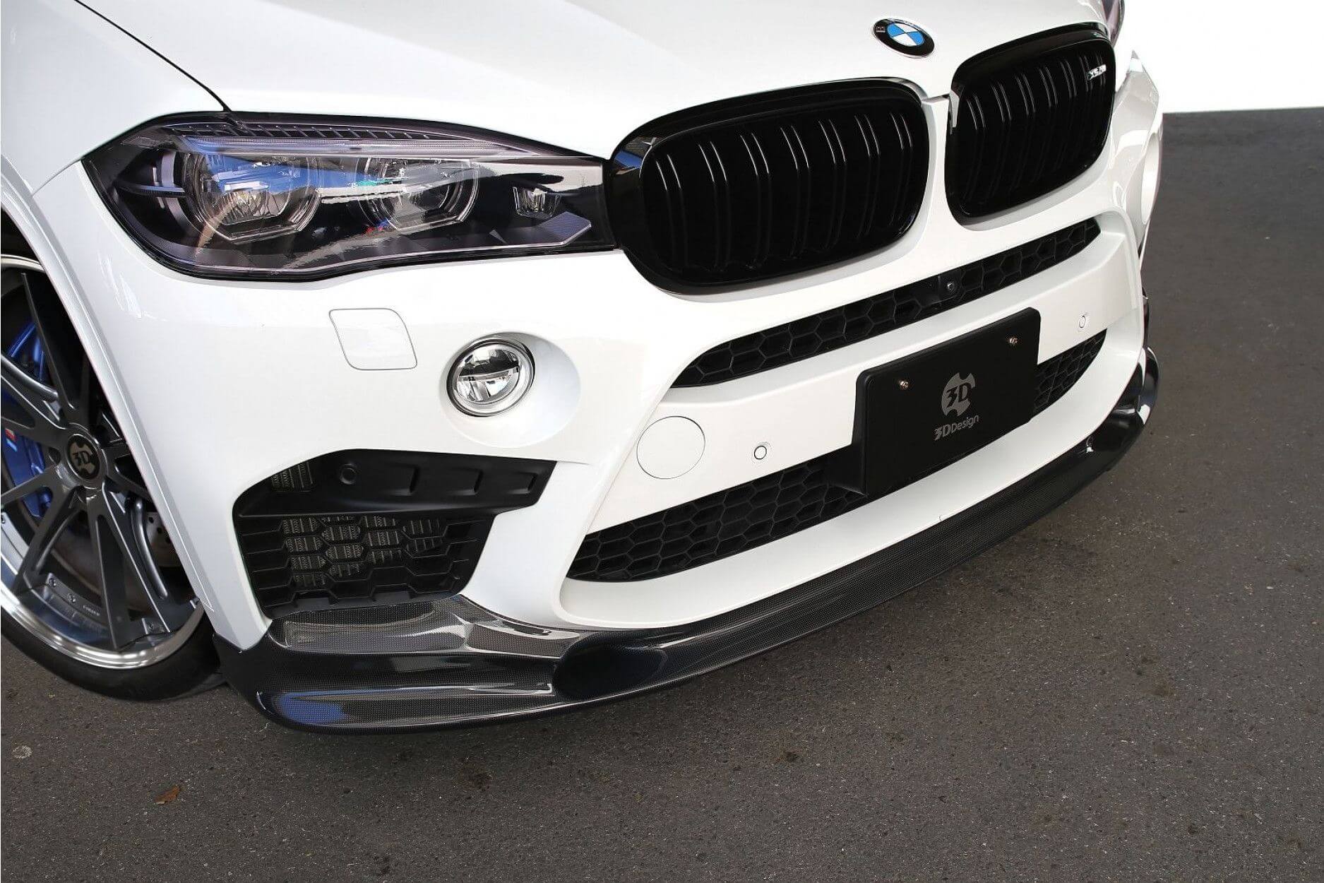Front lip Carbon | fits BMW X5M (F85) 575hp S63 | 3DDesign