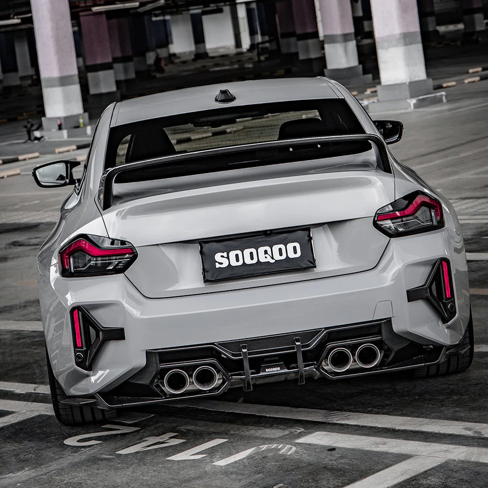 Rear diffusor SOOQOO Carbon | fits BMW M2 (G87) S58 | Aulitzky Tuning