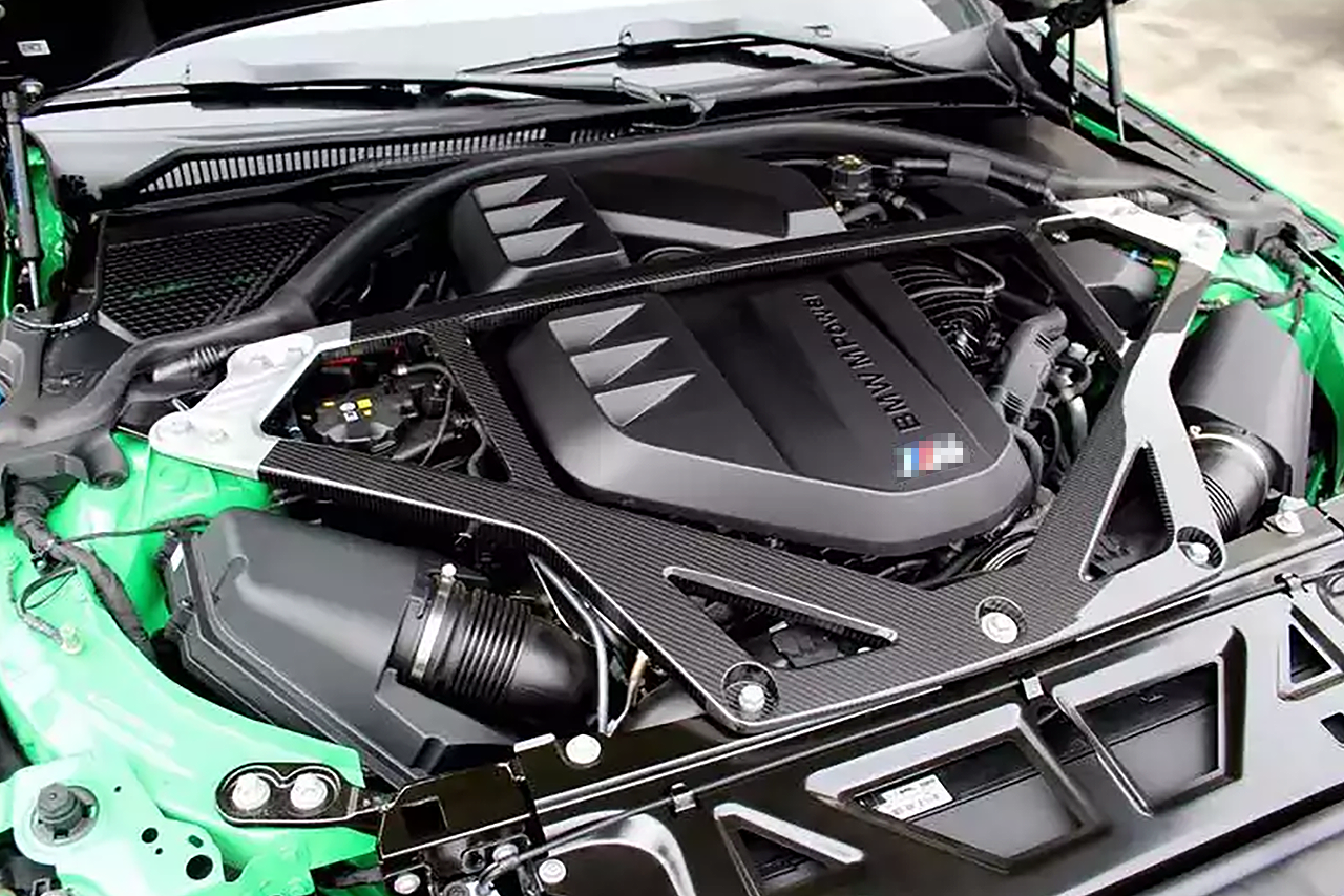 Strut brace Carbon | fits BMW M2/M3/M4 incl. Competition/CS/CSL (G80/G81/G82/G83/G87) | Aulitzky Tuning