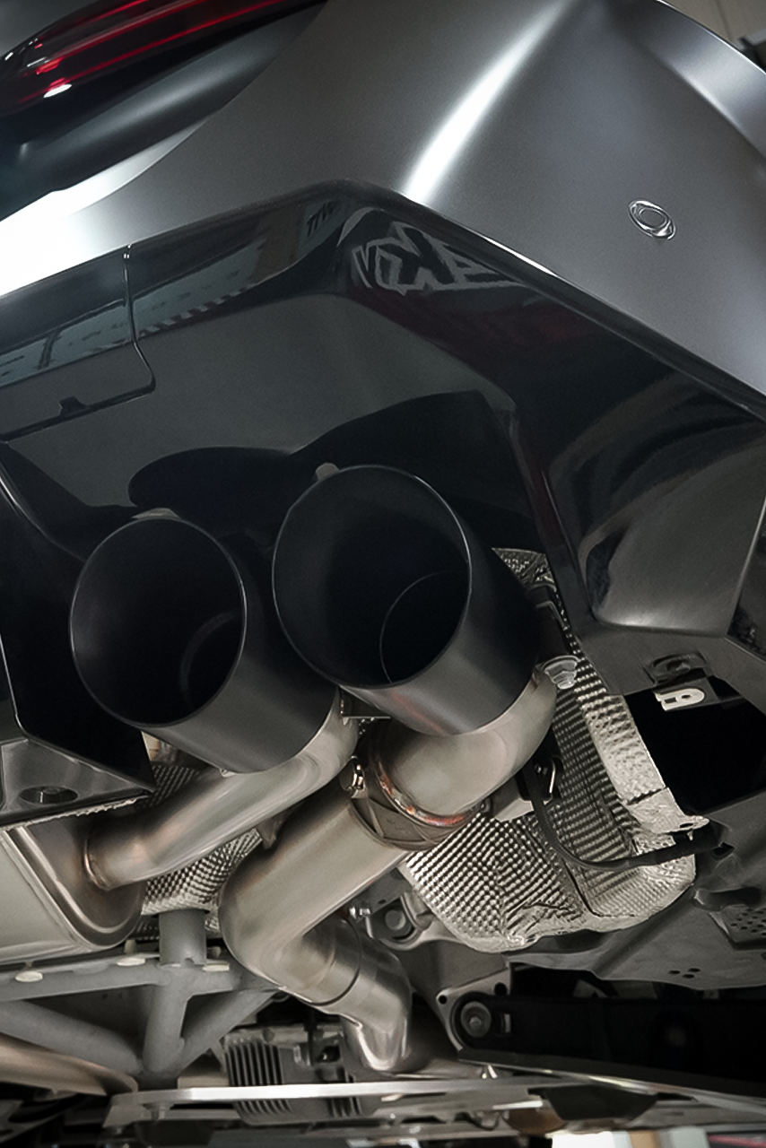 Aulitzky Exhaust | ECE exhaust system from catalyst/OPF with flap control | fits BMW M5 (G90/G99) 727hp S68