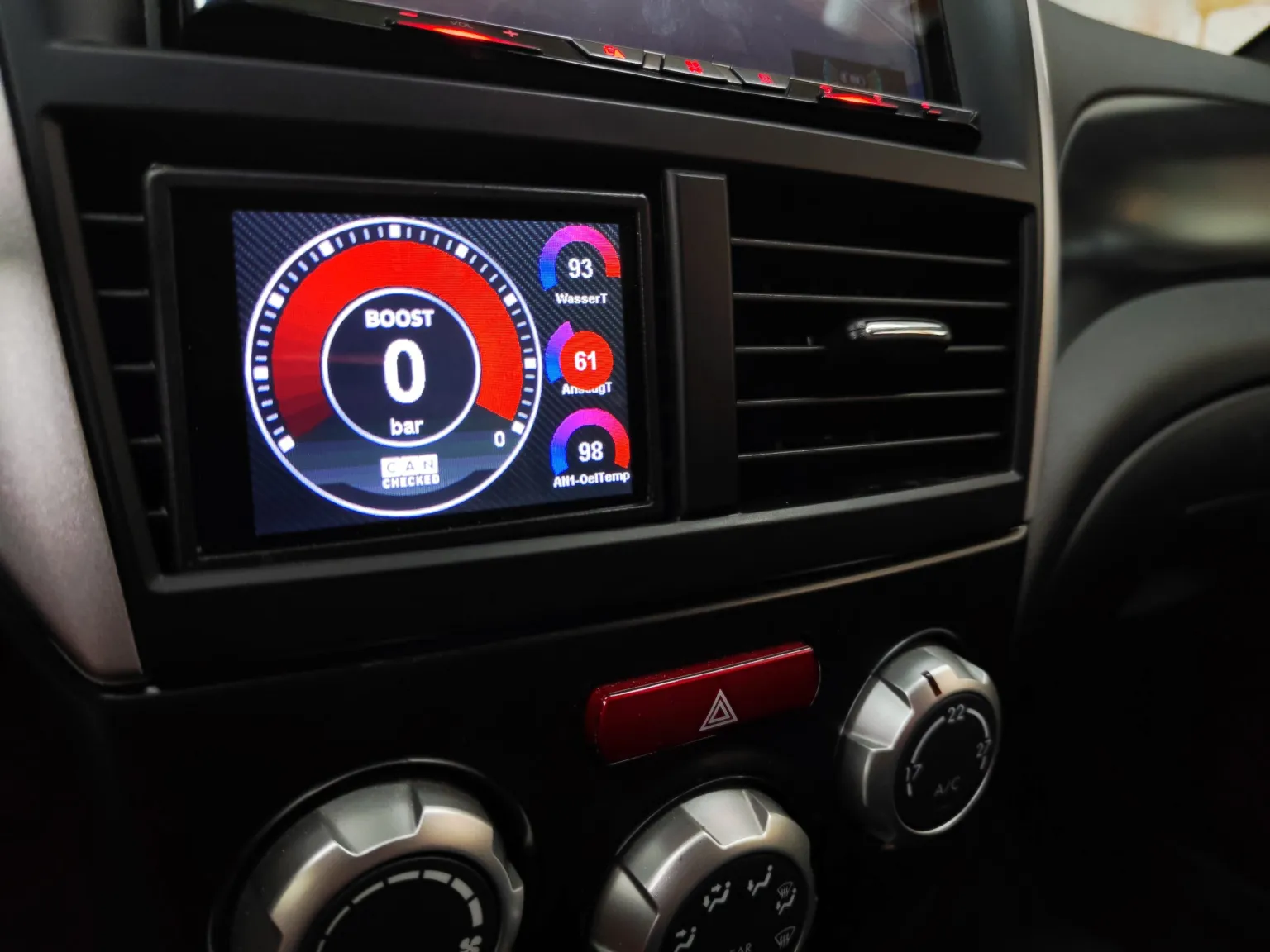 Data display 3.2" MFD32 | fits Subaru Impreza incl. WRX STI 2007-2013 | CANchecked