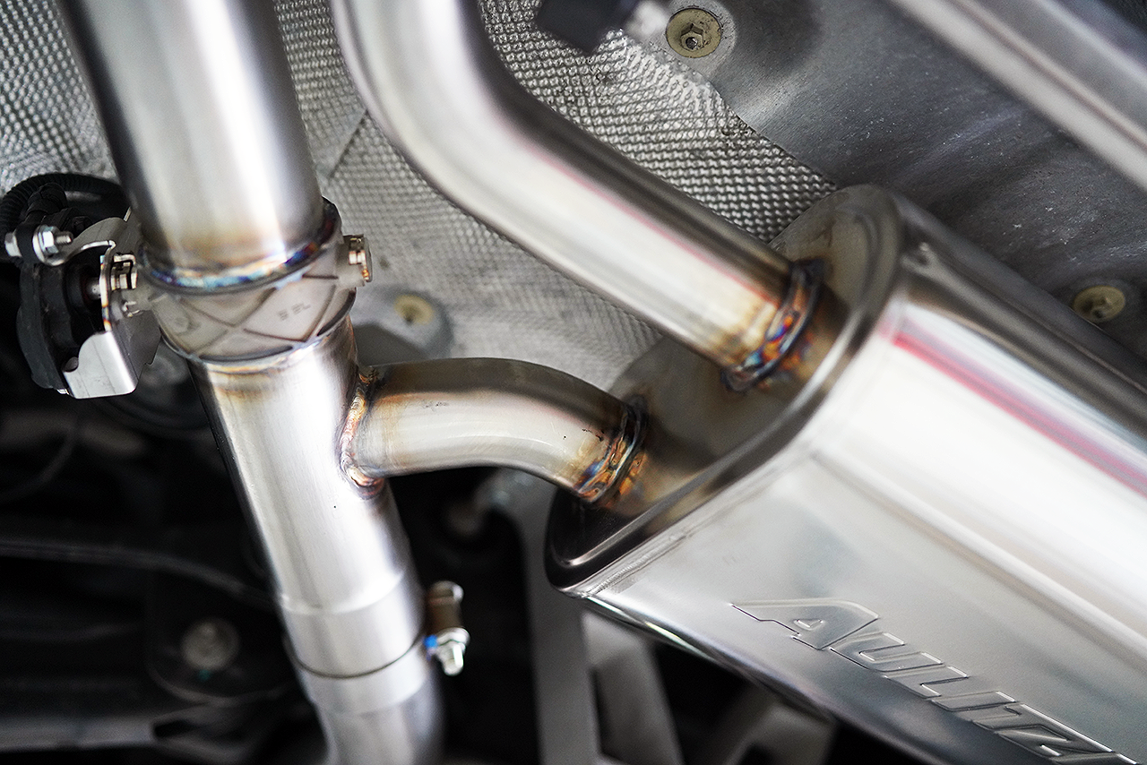 Aulitzky Exhaust | ECE exhaust system from OPF with flap control | fits BMW X3M/X4M incl. Competition (F97/F98) S58