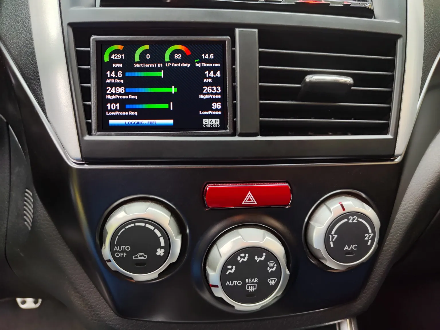 Data display 3.2" MFD32 | fits Subaru Impreza incl. WRX STI 2007-2013 | CANchecked