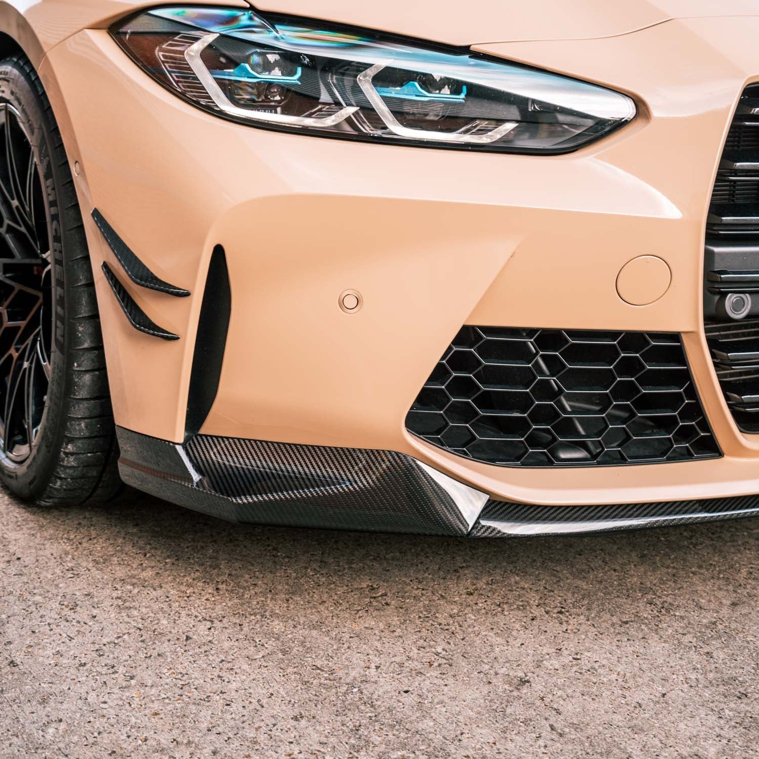 Front spoiler Performance Carbon | fits BMW M3/M4 incl. Competition (G80/G81/G82/G83) | Aulitzky Tuning