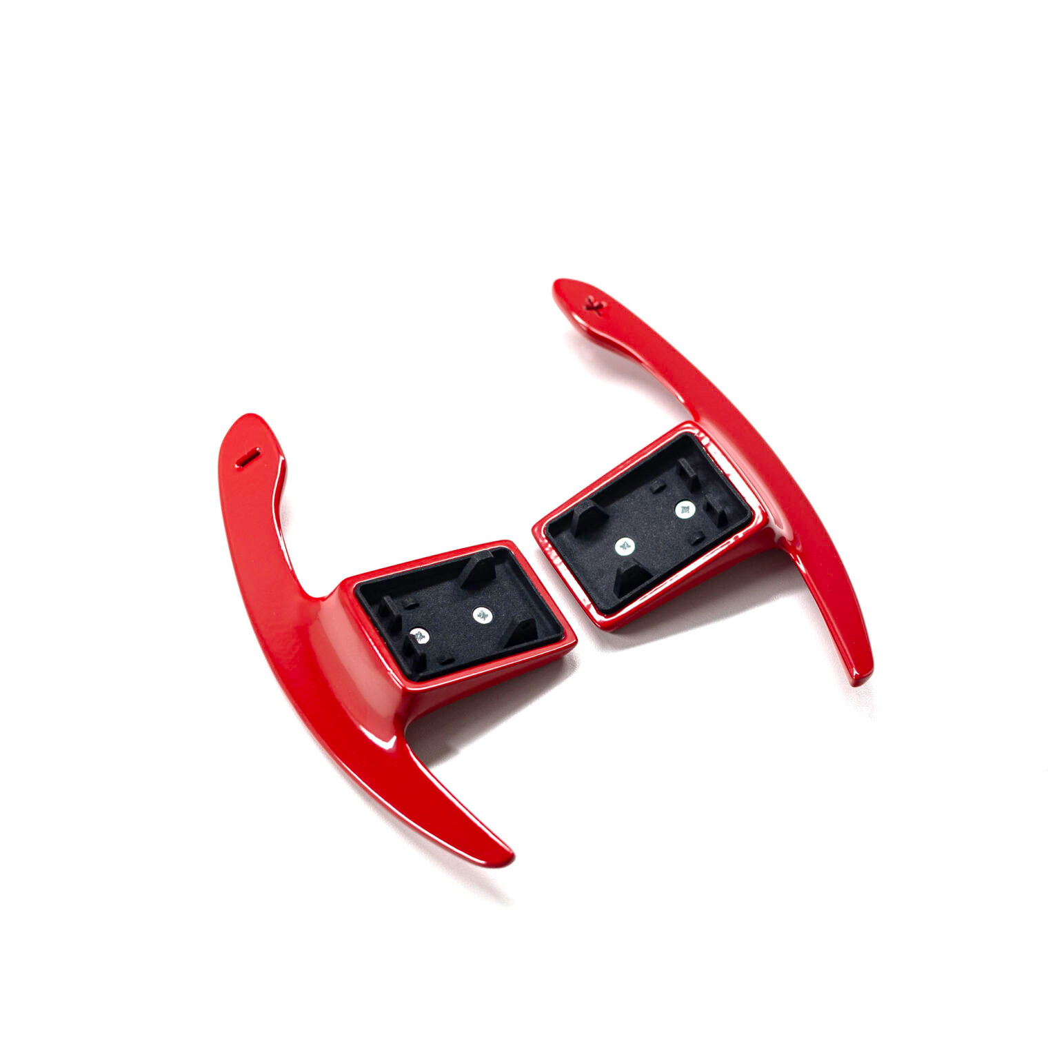 Shift paddles aluminum red glossy | fits BMW F-Series | PaddleShifterz