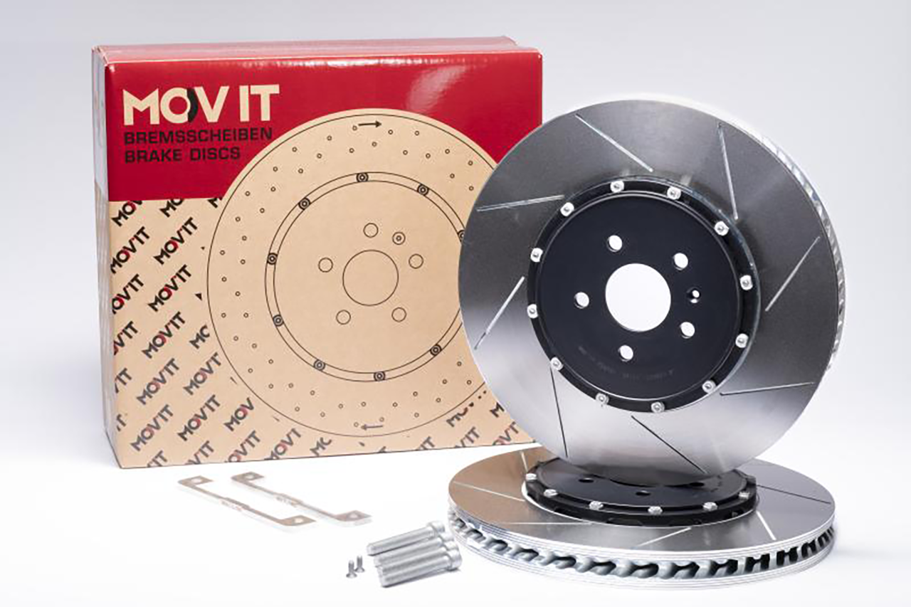 Brake upgrade kit 382x36mm slotted | fits Audi RS3 8Y / RSQ3 F3 / Cupra Formentor VZ5 | parts certificate | MOVIT
