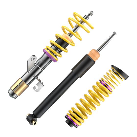 KW V1 coilover suspension inox | fits BMW 3/4 Series xDrive (F31/F34/F36) | 102200AC | 102200AE
