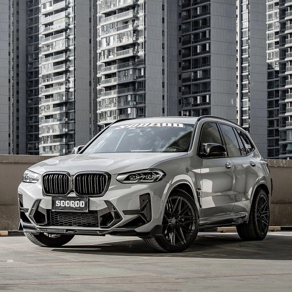 Side skirts SOOQOO Carbon | fits BMW X3M/X4M incl. Competition (F97/F98) LCI S58 | Aulitzky Tuning