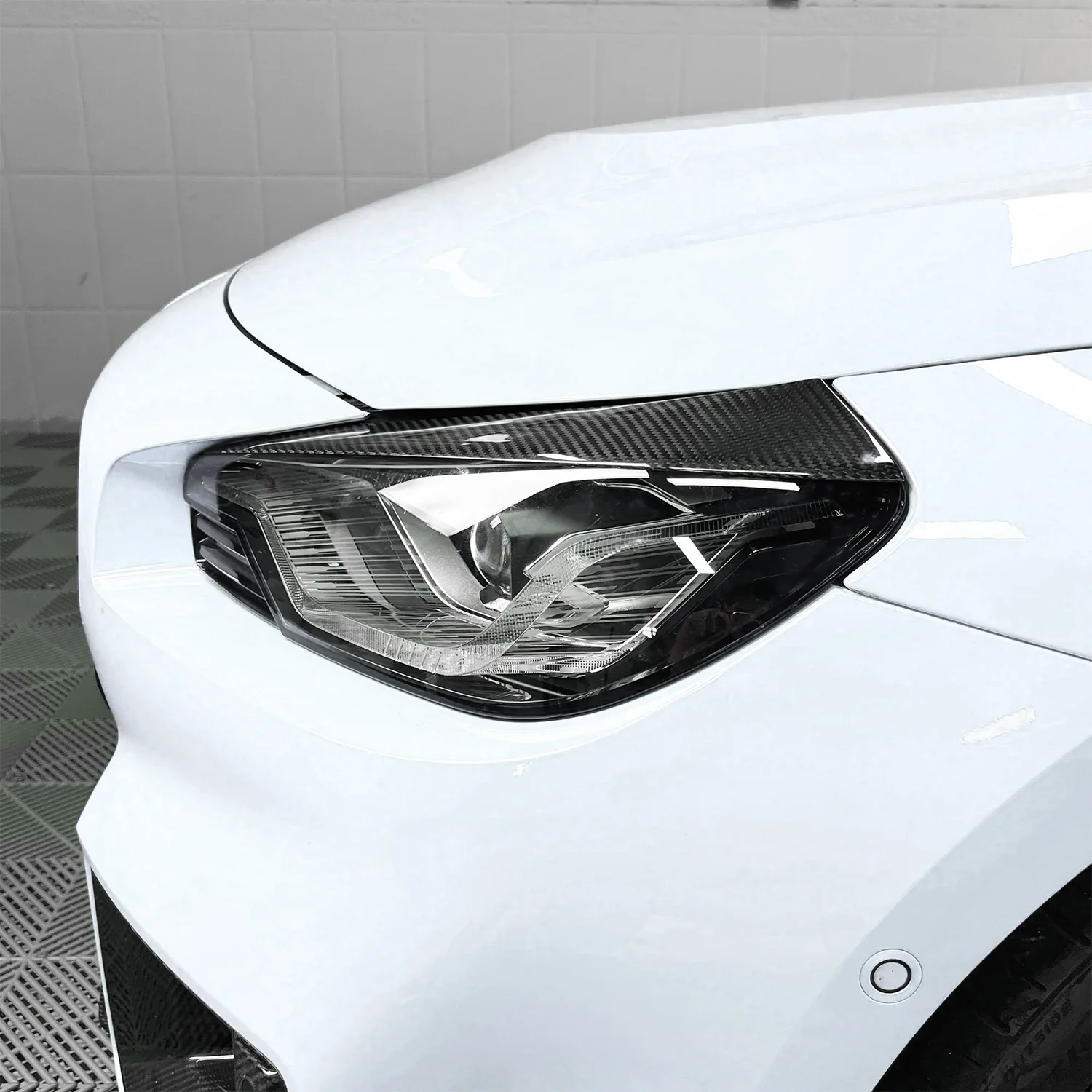 Headlight eyebrows Carbon | fits BMW M2 (G87) | Aulitzky Tuning