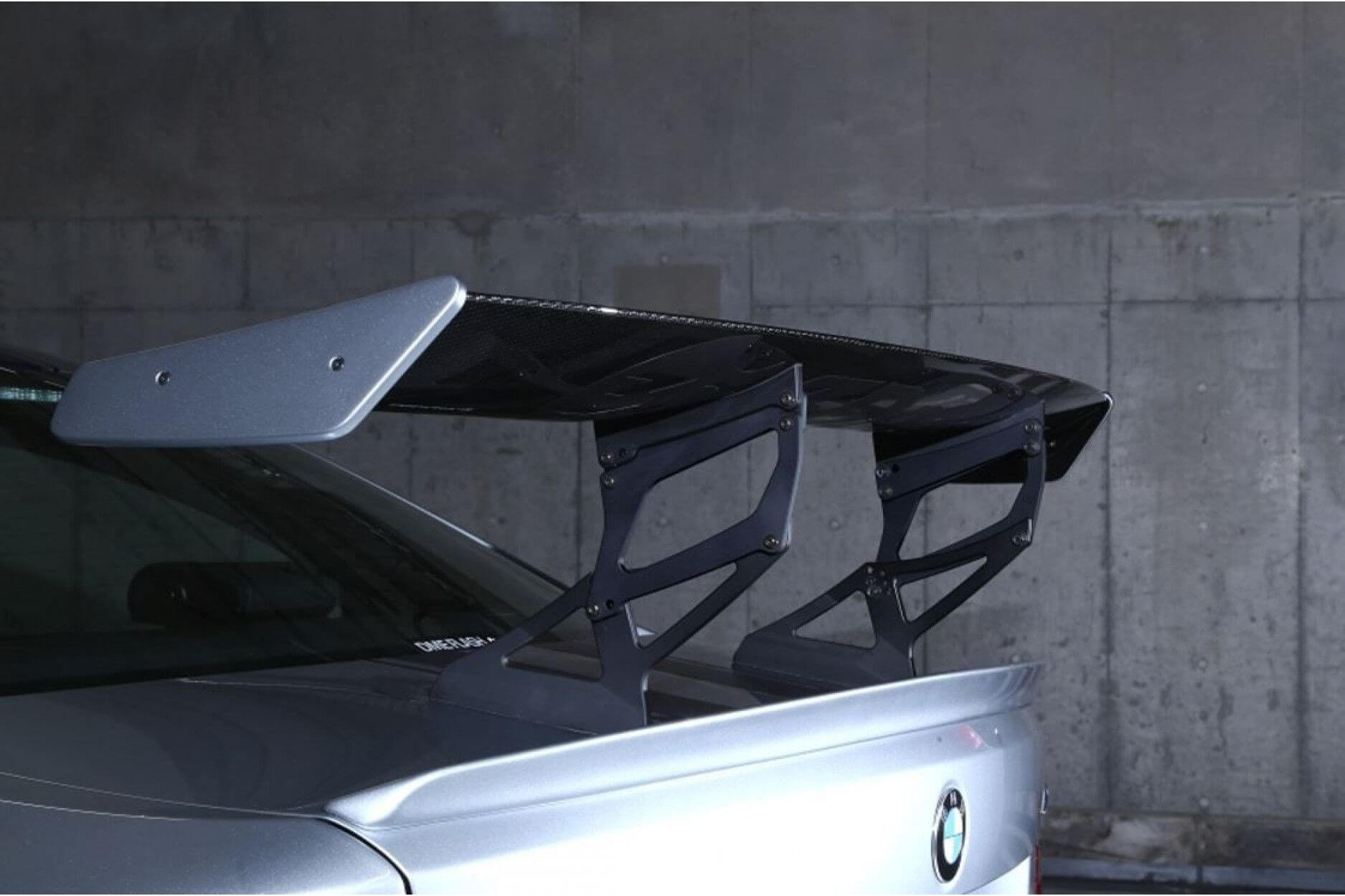Rear wing Alu Legs Extension Carbon | fits BMW M2 incl. Competition/CS (F87) S55 | 3DDesign