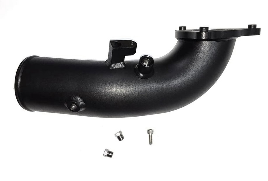 Charge Pipe Aluminium black | fits BMW M140i/M240i/340i/440i/540i/640i/740i/M40i (F-Series) B58 | Aulitzky Tuning