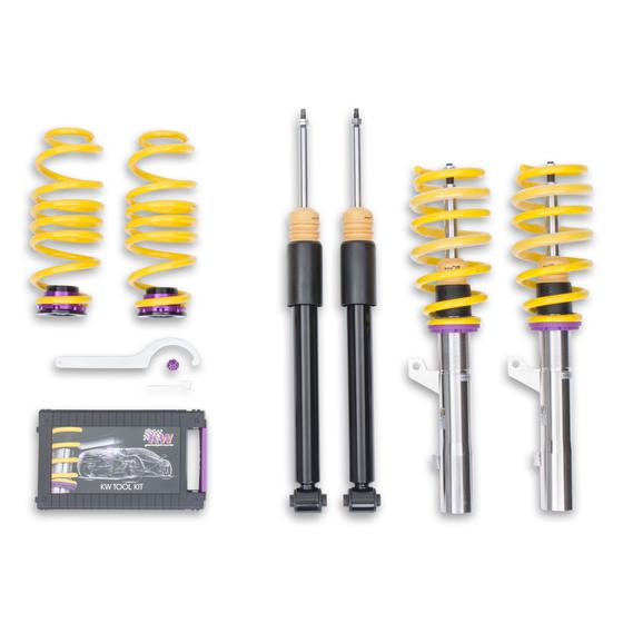 KW V2 coilover suspension inox | fits Audi A3/S3 quattro 8V | 1521000M | 1521000T
