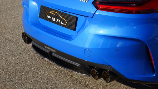 Rear apron center Carbon | fits BMW Z4 (G29) M-Package | incl. certificate | Pearl-Carbon