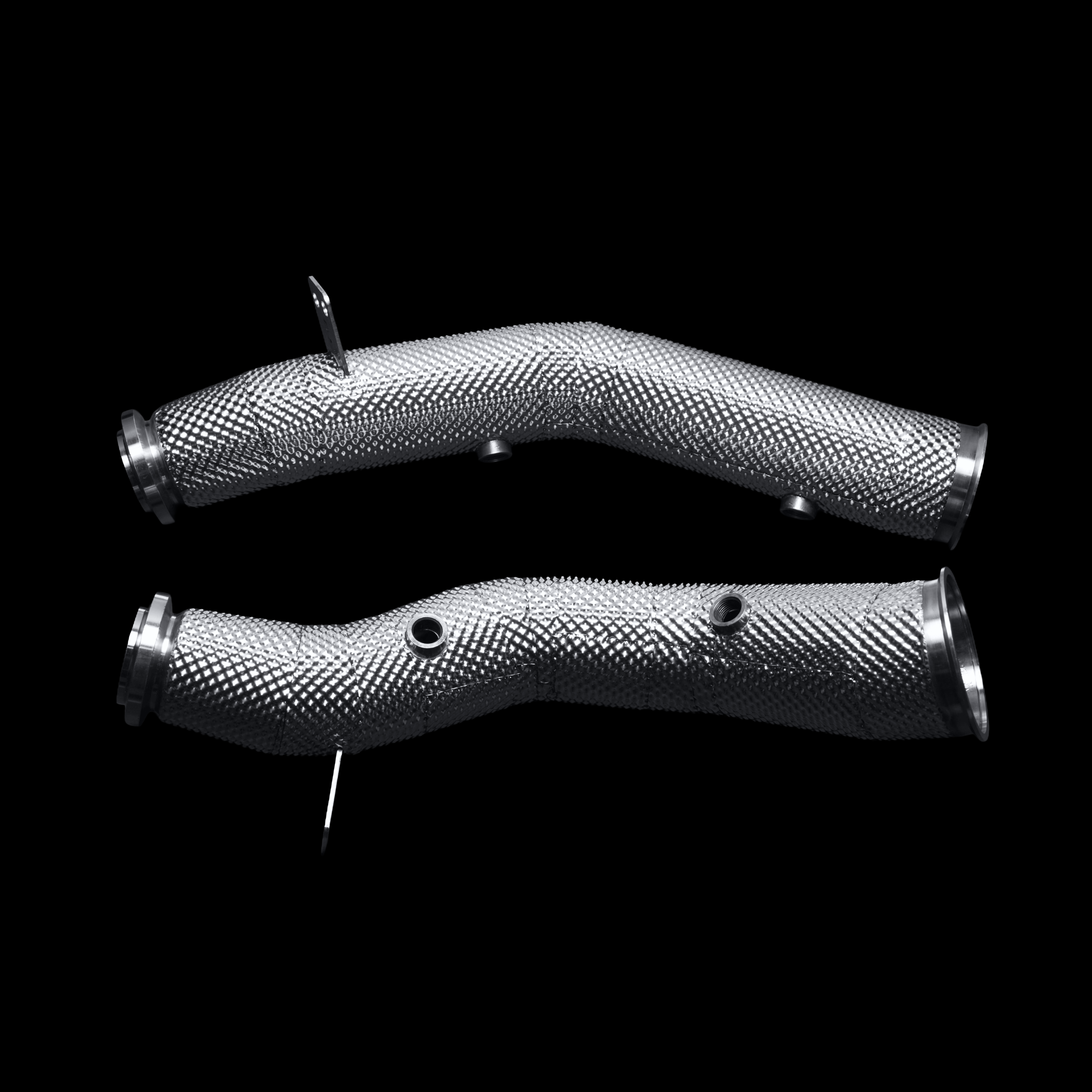 Downpipes Catless | passend für Mercedes AMG C43 (205) M276 3.0L V8 BiTurbo | Blackboost