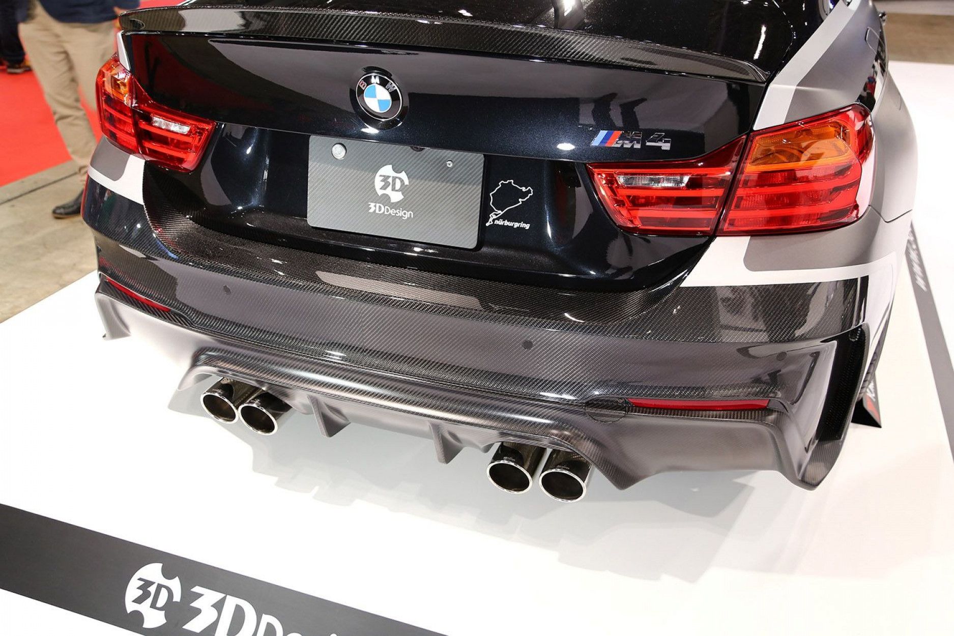 Rear bumper spoiler Carbon | fits BMW M4 incl. Competition/CS/GTS (F82/F83) S55 | 3DDesign