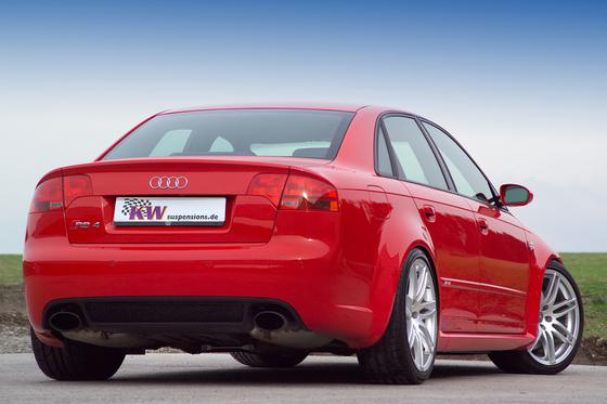 KW coilover springs | height-adjustable spring kit | fits Audi RS4 quattro B7 sedan | 25310051