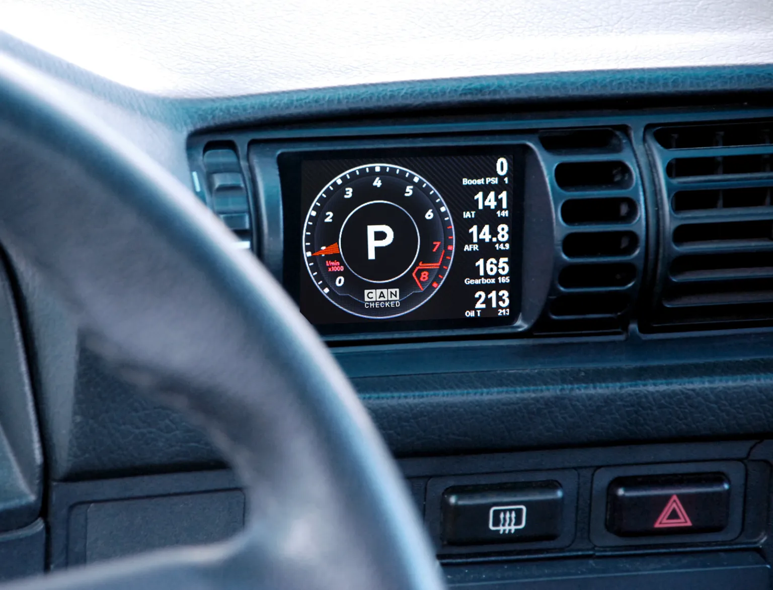 Data display 2.8” MFD28 Gen.2 | fits BMW 3 Series incl. M (E30) M20 S14 | CANchecked