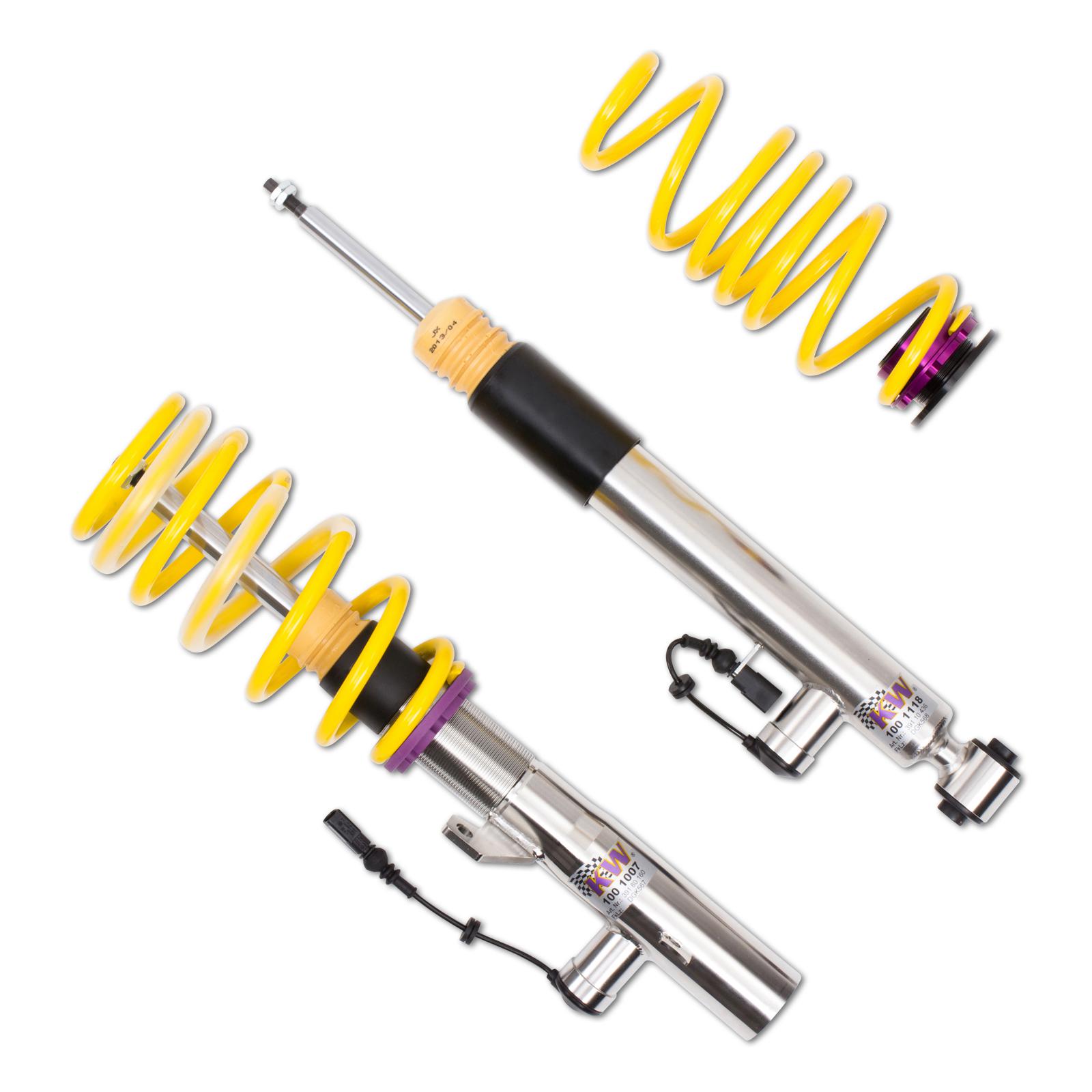 KW DDC ECU coilover suspension inox | fits VW Golf 7 incl. GTI/CS/TCR/GTD | 39080030