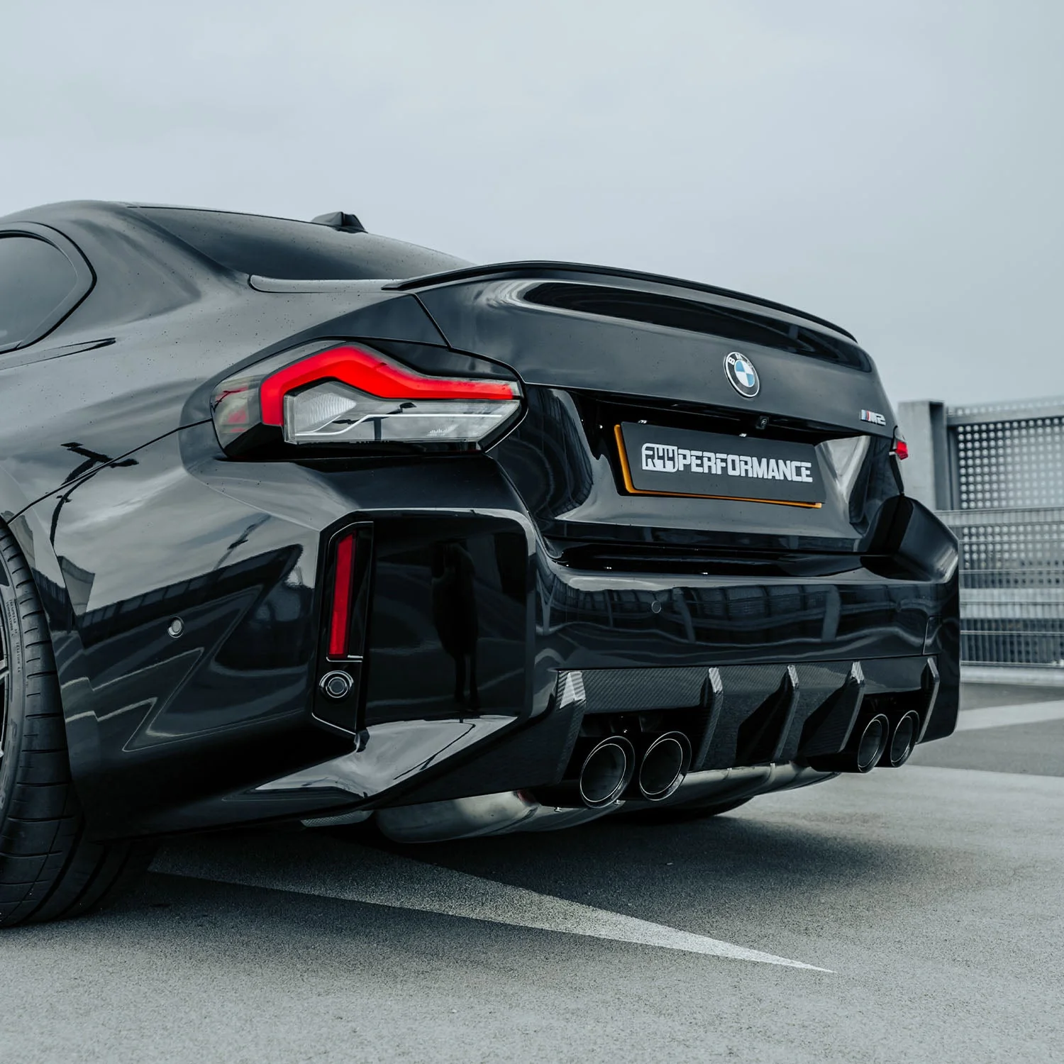 Rear diffusor A-Style Carbon | fits BMW M2 (G87) S58 | Aulitzky Tuning