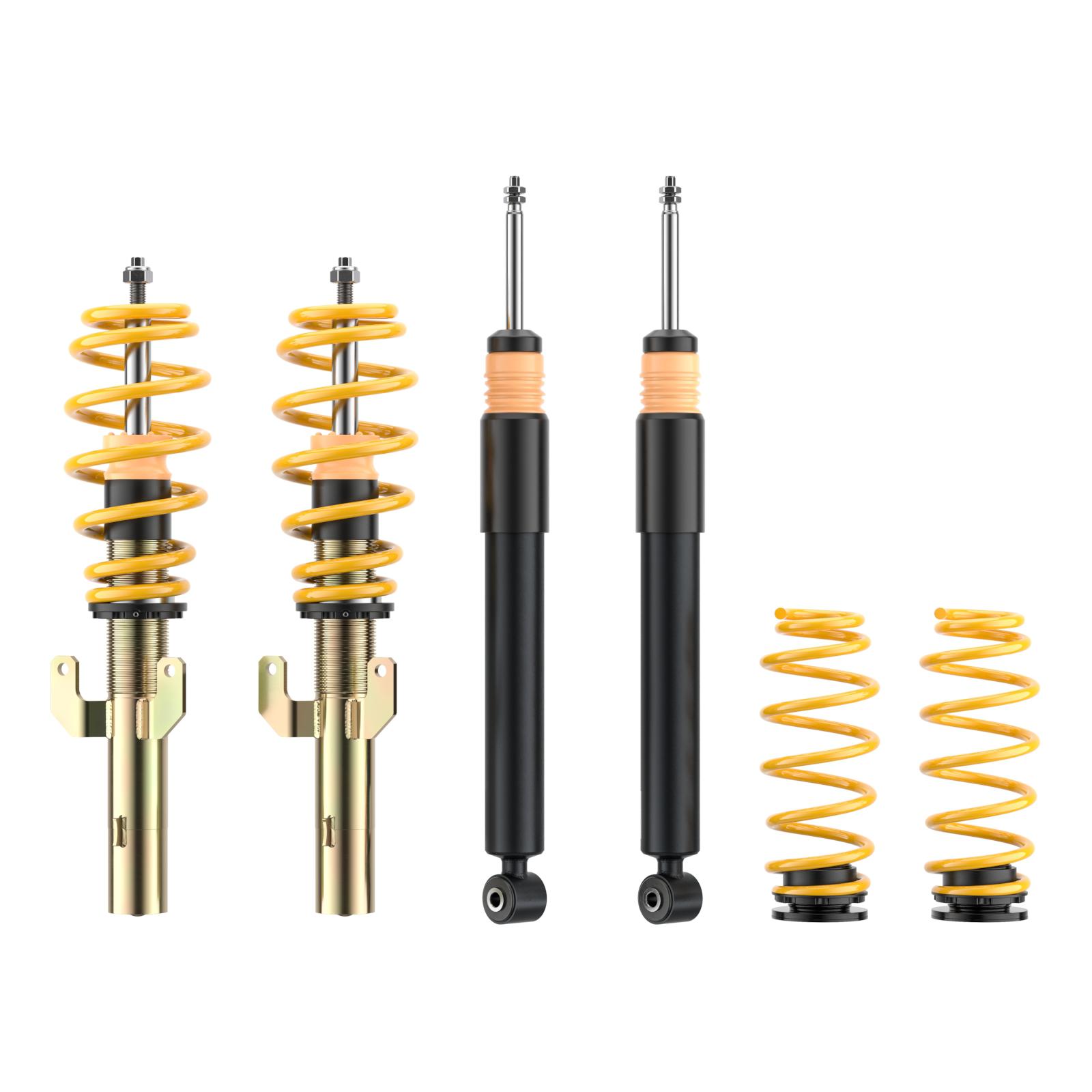 Coilover suspension ST X steel galvanized | fits A1 (GB), Polo (AW) GTI | with fixed identification | 132800BW | ST Suspensions