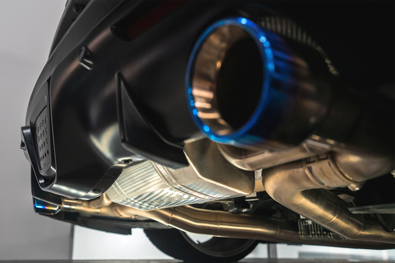 Aulitzky Exhaust | ECE rear silencer 3” (76mm) with flap control | fits Toyota Supra 3.0 GR Legend (DB/A90) 340hp B58