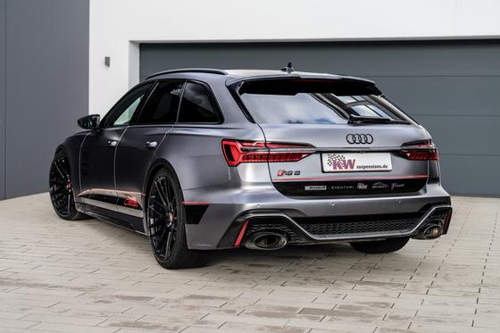 KW V3 coilover suspension inox | fits Audi RS6 quattro C6/4F | 3521000L | 3521000S