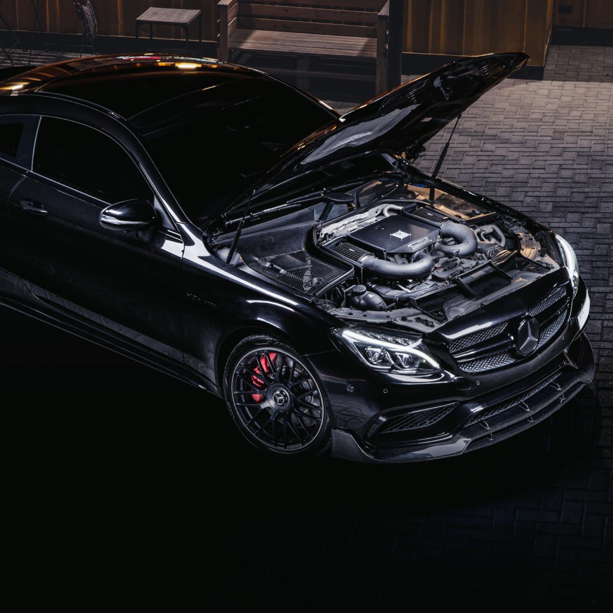 Cold Air Intake System | fits Mercedes-Benz AMG C63/C63S (205), GLC63/GLC63S (253), M176 S560 (W222/A217/C217) | Blackboost