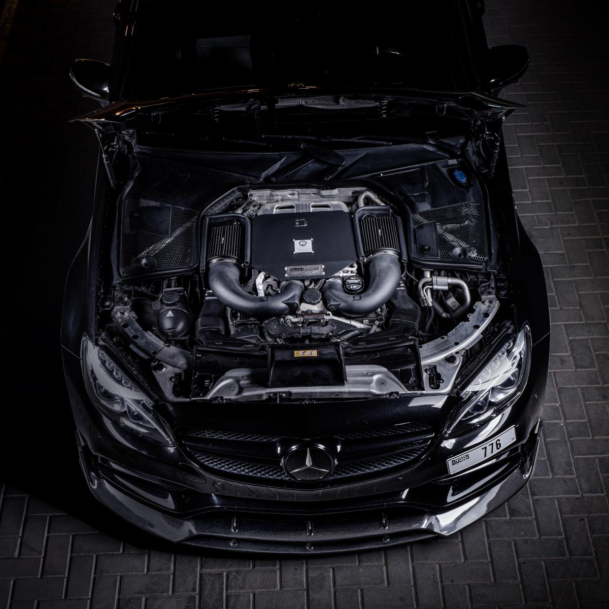 Cold Air Intake System | passend für Mercedes AMG C63(S) (205) M177 LS1 4.0L V8 BiTurbo Gen-2 | Blackboost