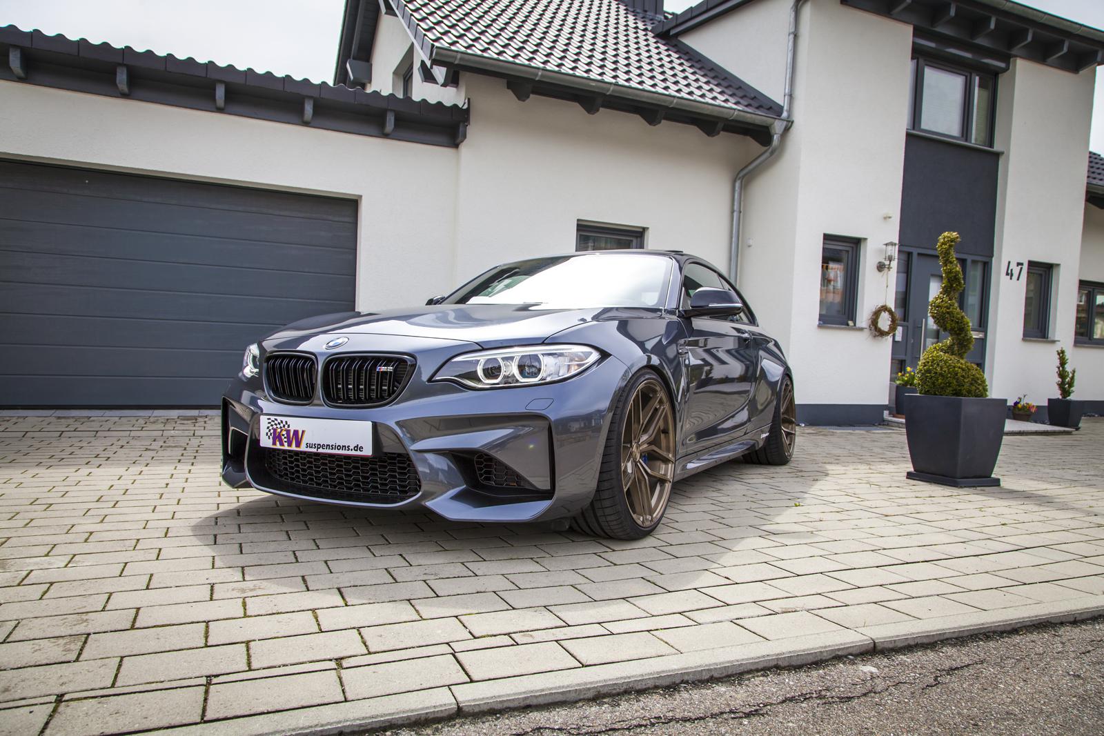 KW V3 coilover suspension inox | fits BMW M2 (F87) Coupé incl. Competition | 352200BH