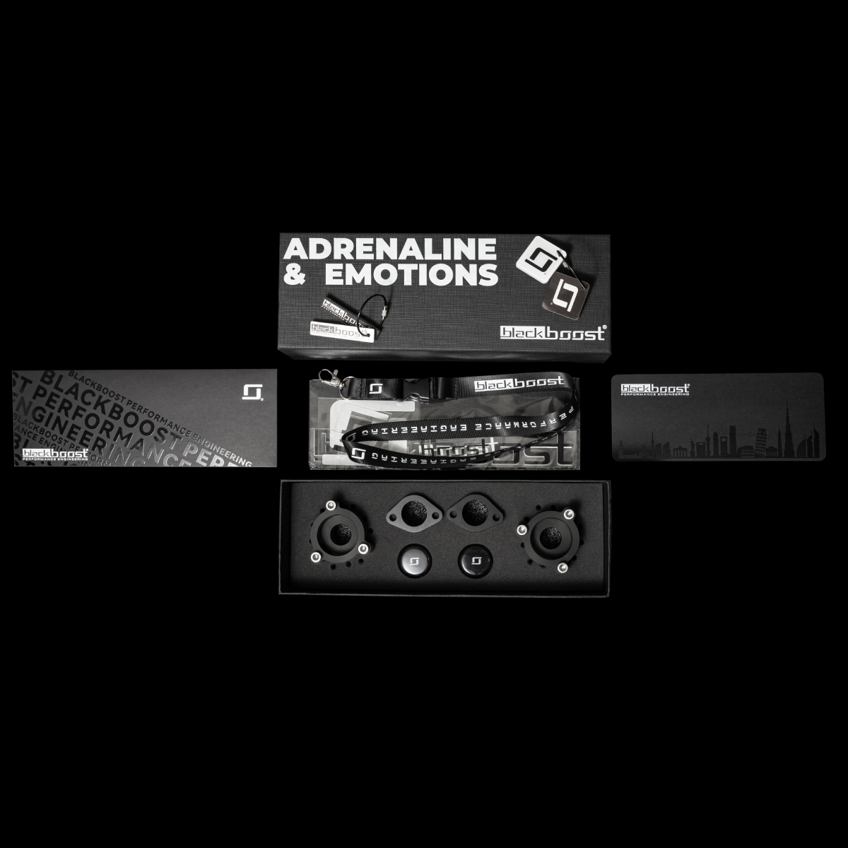 FTA adapter kit for stock intake system | fits Mercedes-Benz AMG C63/S (205), GLX63/S (253), S560 (222) | Blackboost