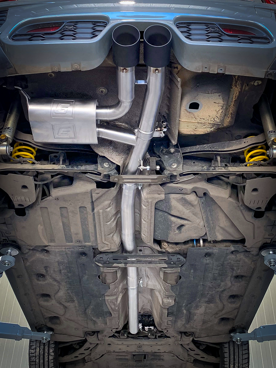 Aulitzky Exhaust | ECE flap exhaust system 3” (76mm) ex cat/OPF | fits Mini Cooper S/JCW (F56)