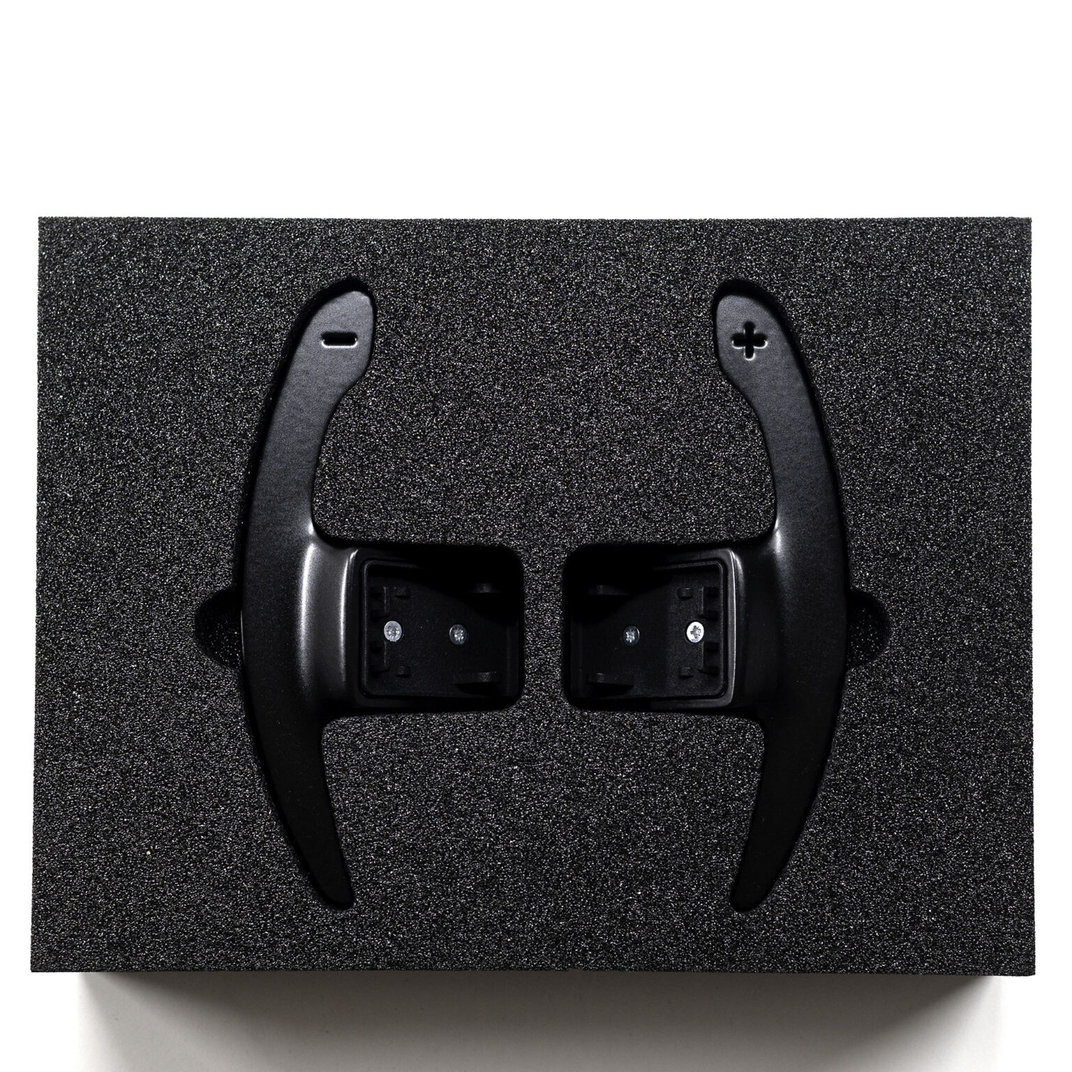 Shift paddles aluminium black matt | fits BMW F-Series | PaddleShifterz