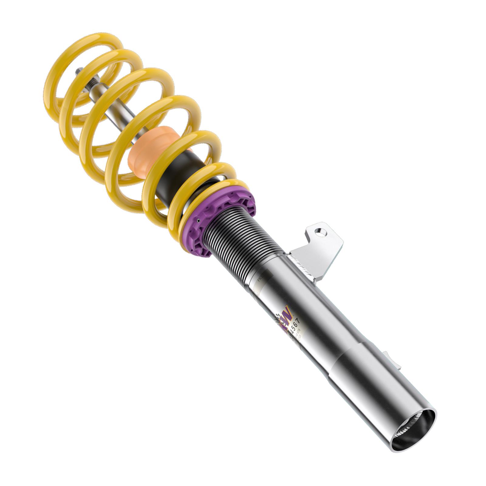 KW V2 coilover suspension comfort | fits Leon (5F) incl. Cupra / Golf 7 incl. GTI/CS/TCR/GTD | 1808000N | 1808000R