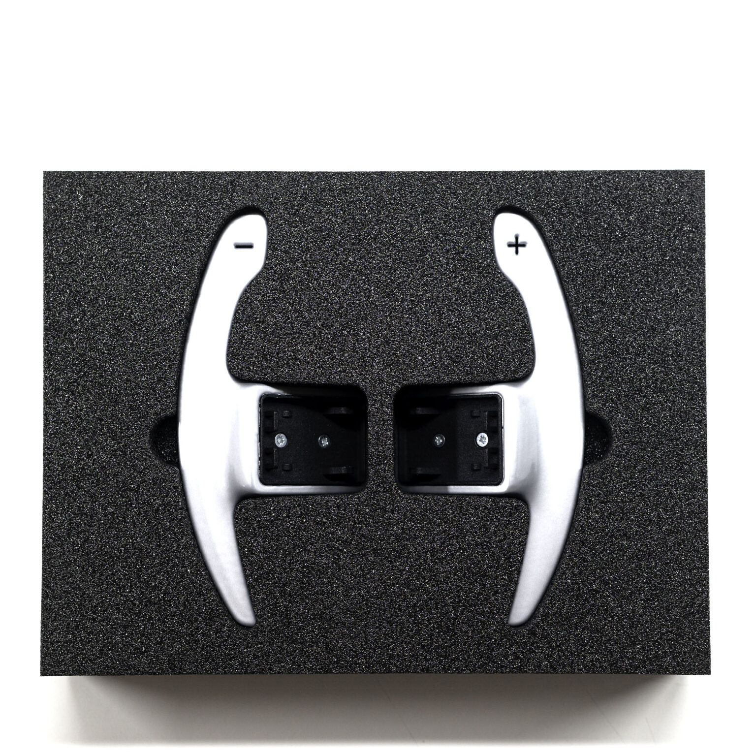 Shift paddles aluminium silver | fits BMW F-Series | PaddleShifterz