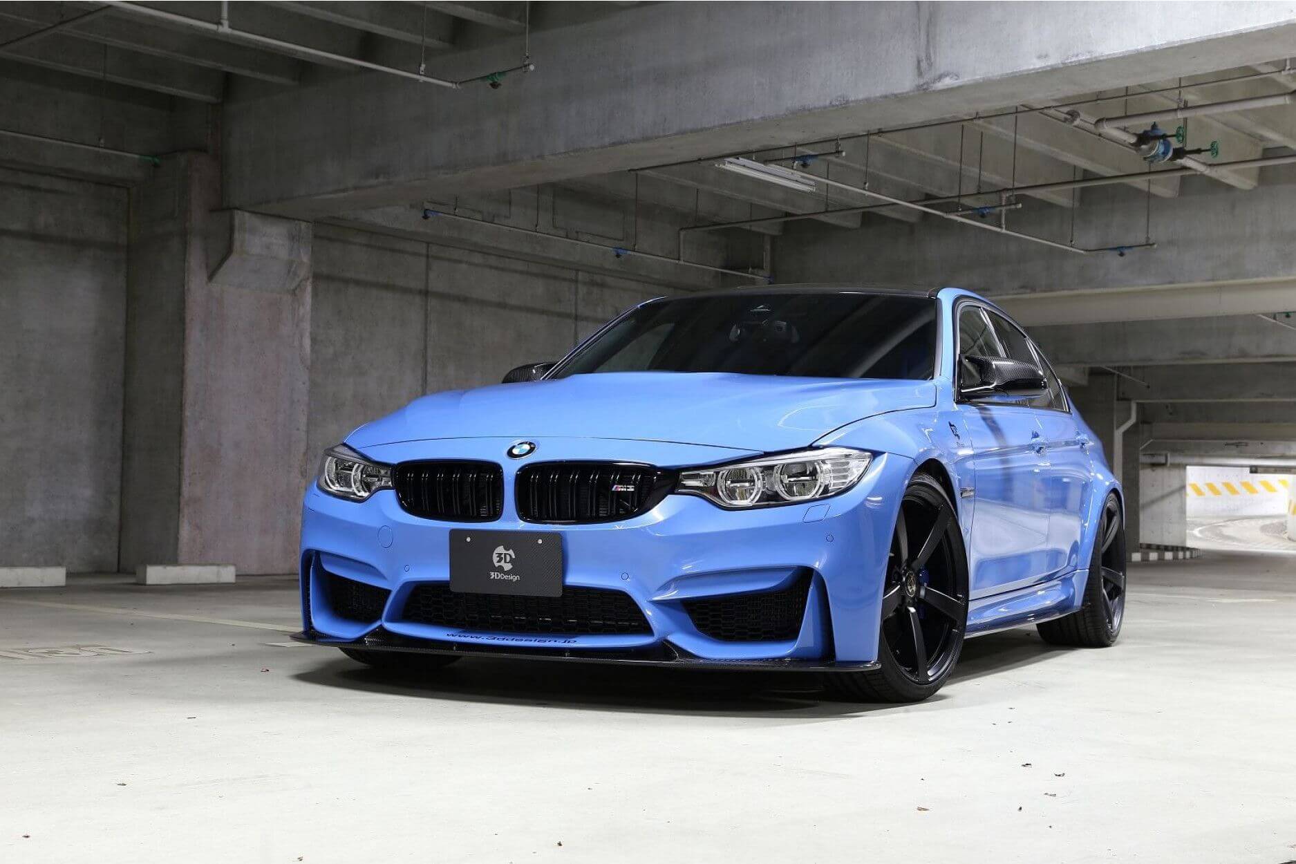 Front lip Carbon | fits BMW M3/M4 incl. Competition/CS/GTS (F80/F82) | 3DDesign