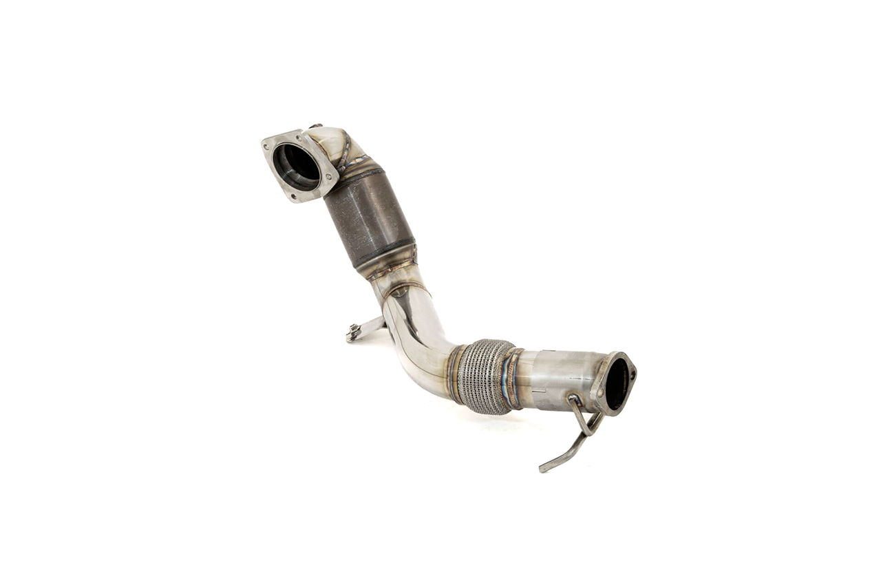 Aulitzky Exhaust | ECE downpipe 3.54" (90mm) with sports catalyst | fits Hyundai i30 N Performance (PD) OPF 275hp