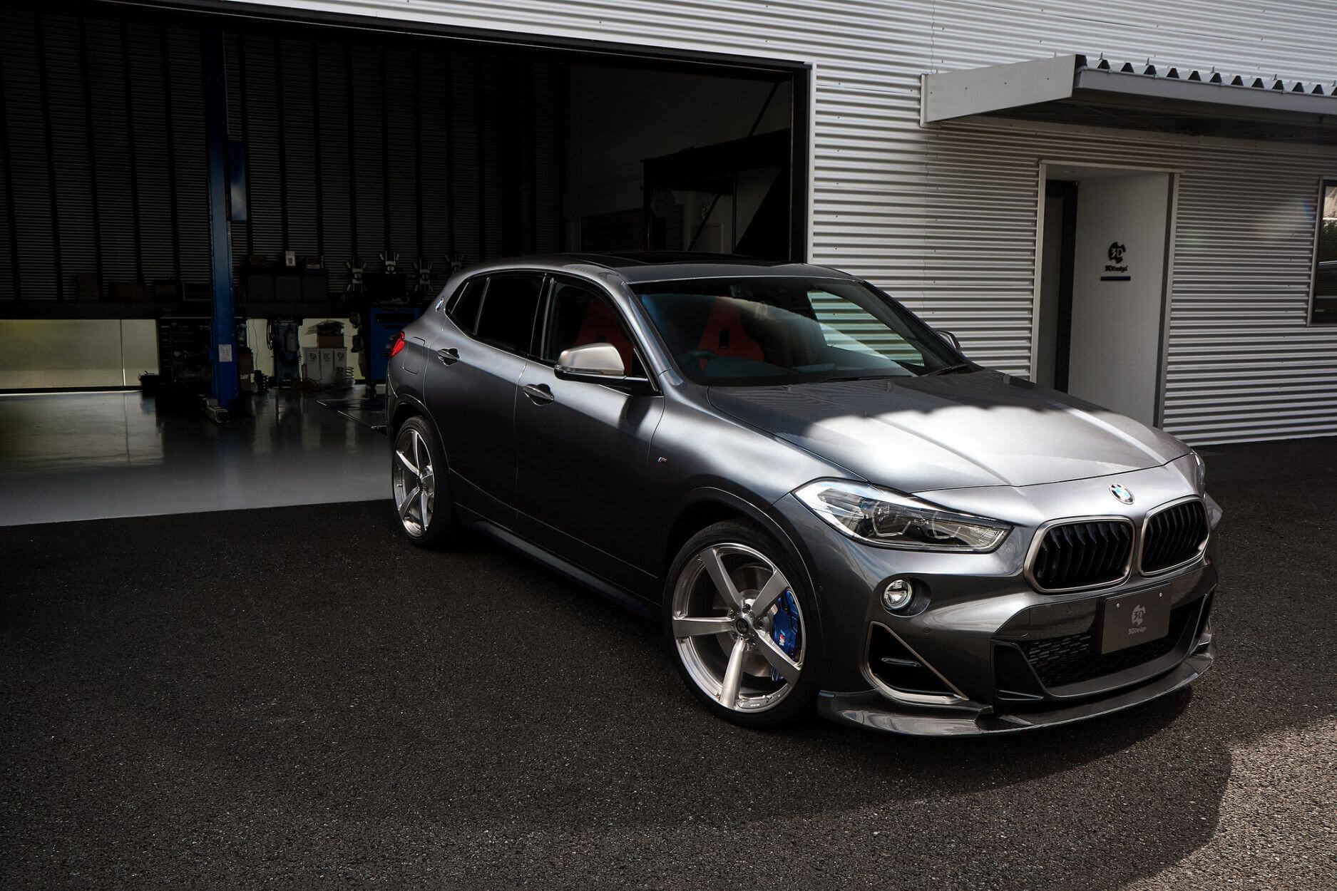 Front lip Carbon | fits BMW X2 M35i (F39) 306hp B48 | 3DDesign