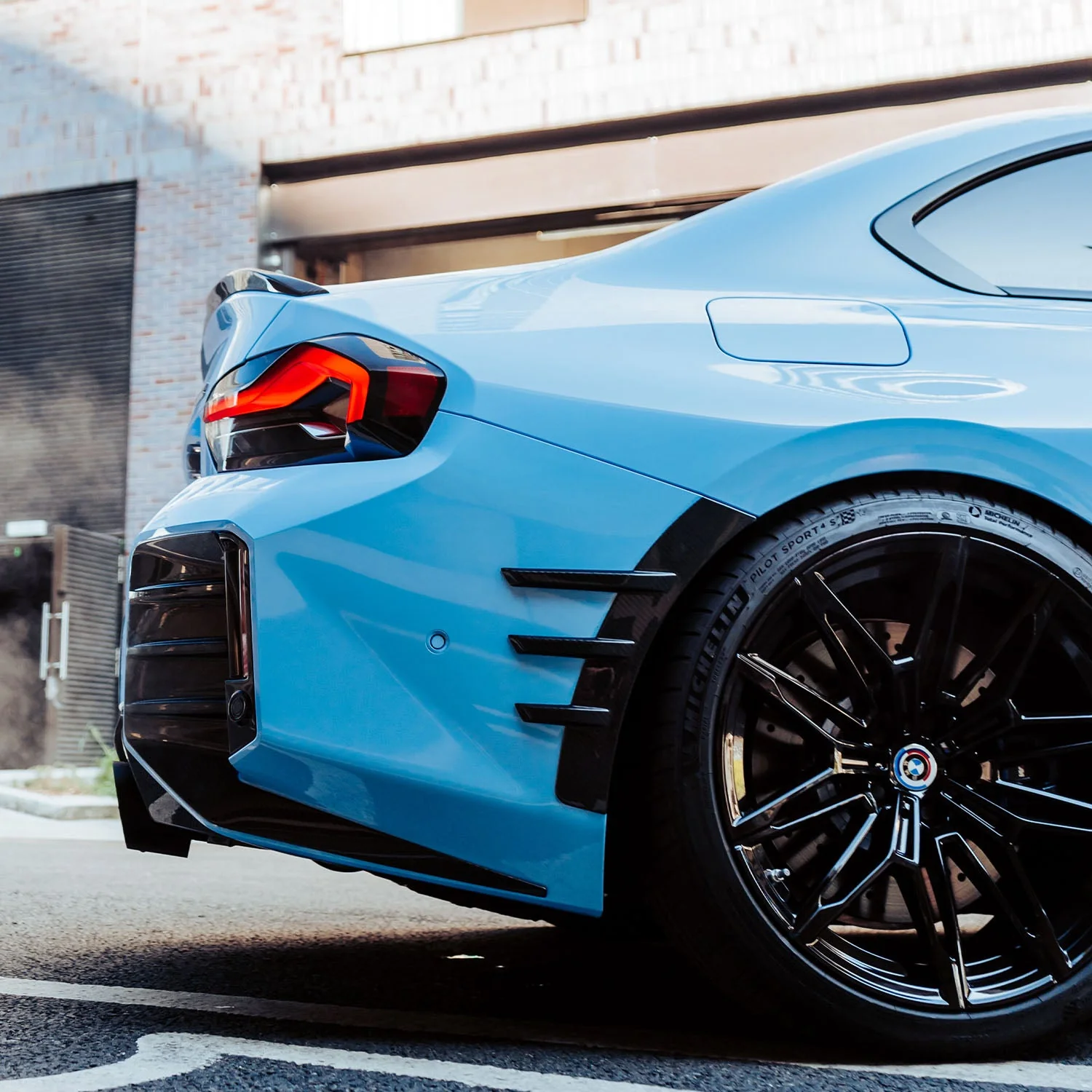 Rear wing flares Carbon | fits BMW M2 (G87) S58 | Aulitzky Tuning