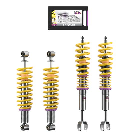 KW V1 coilover suspension inox | fits Audi RS4 quattro B5 | 10210021