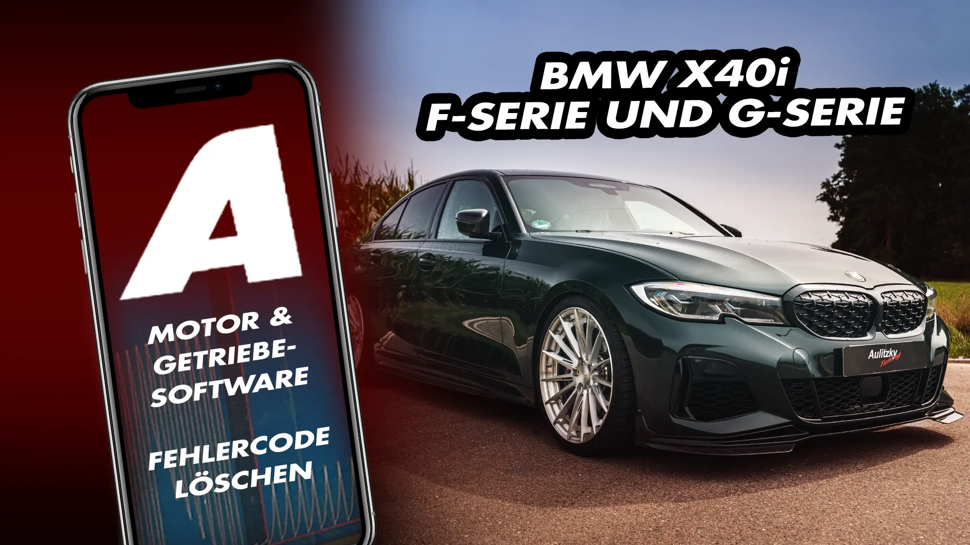 The Aulitzky App “do it yourself” | fits BMW x40i (F-Serie/G-Serie), Toyota Supra GR (A90/DB) B58