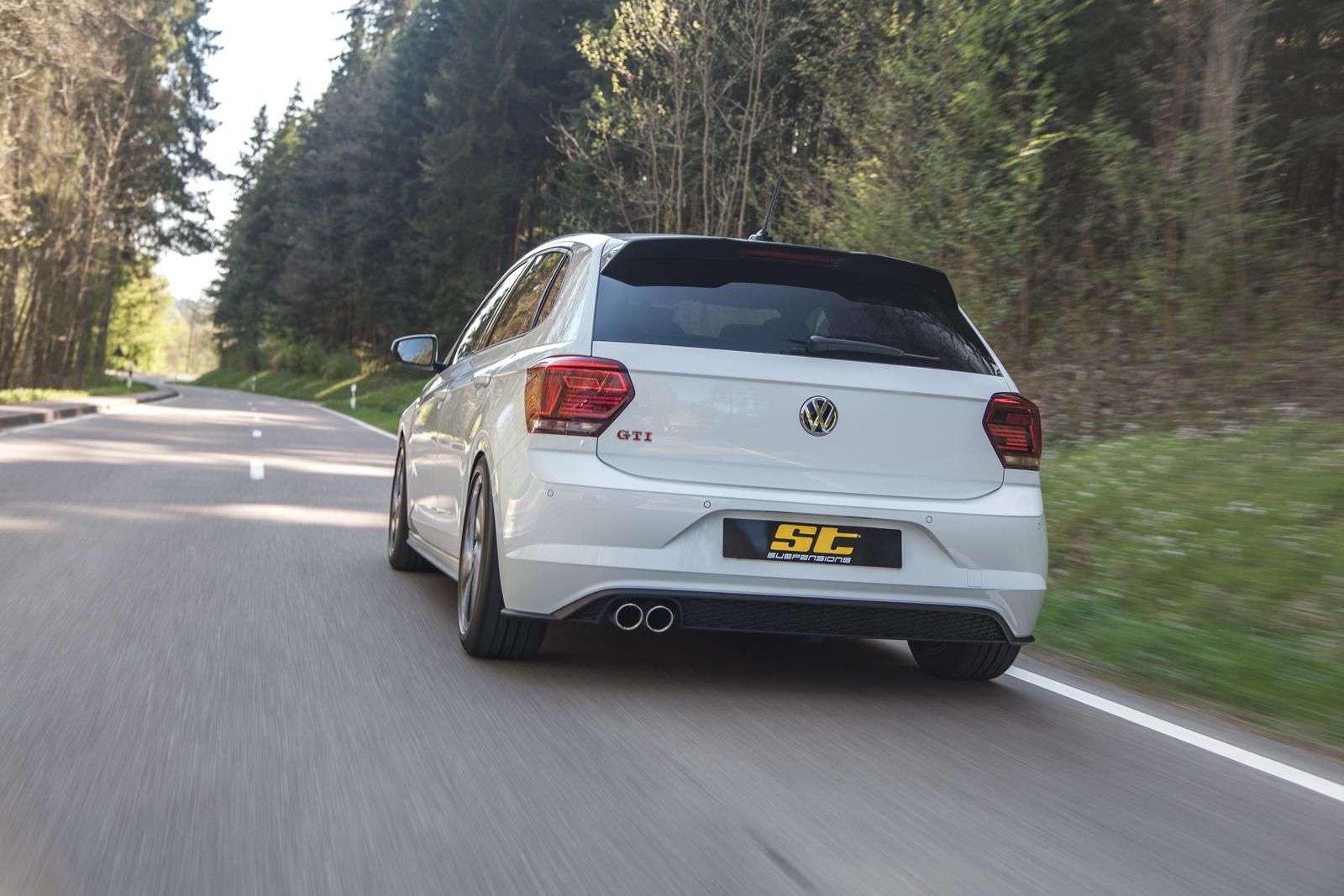 Coilover suspension ST X steel galvanized | fits A1 (GB), Polo (AW) GTI | with fixed identification | 132800BW | ST Suspensions