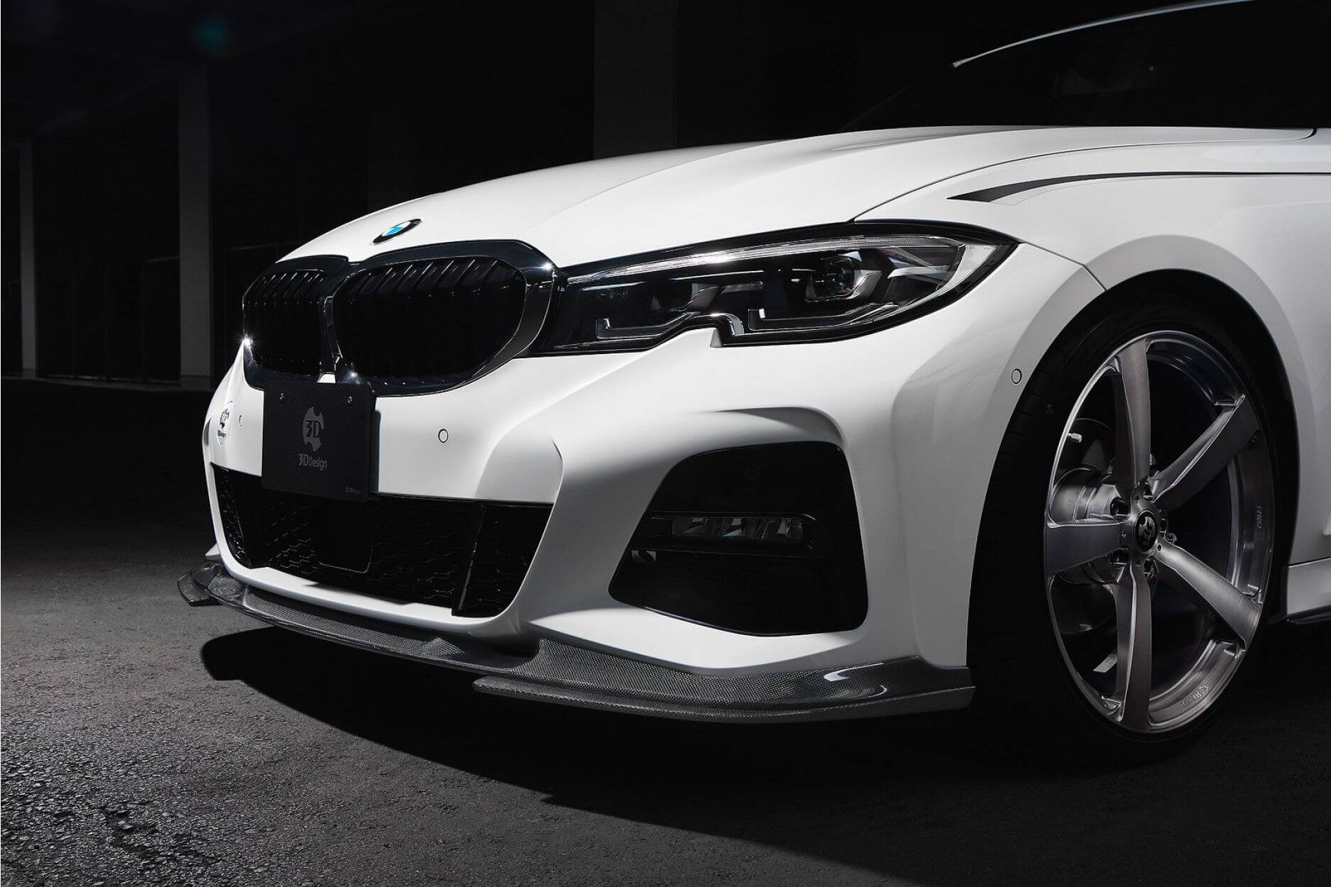 Front lip Carbon | fits BMW 3 Series M-Package incl. M340i/M340d (G20) | 3Design