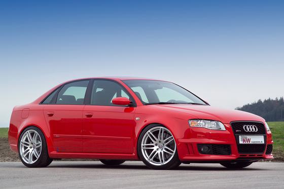 KW coilover springs | height-adjustable spring kit | fits Audi RS4 quattro B7 sedan | 25310051