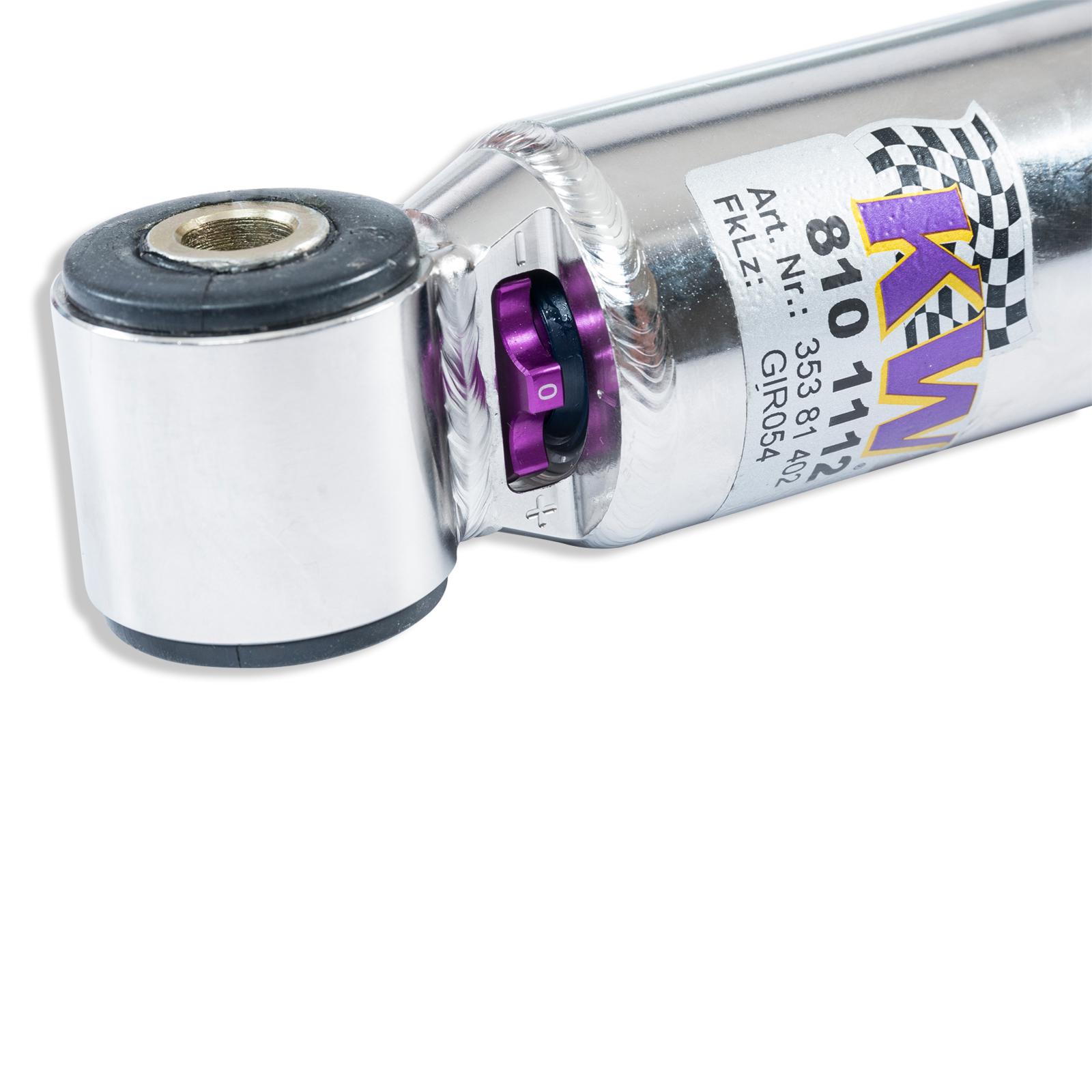 KW V3 coilover suspension inox | fits for Audi A1 (GB), VW Polo (AW) GTI | 352800BW | 352800BY