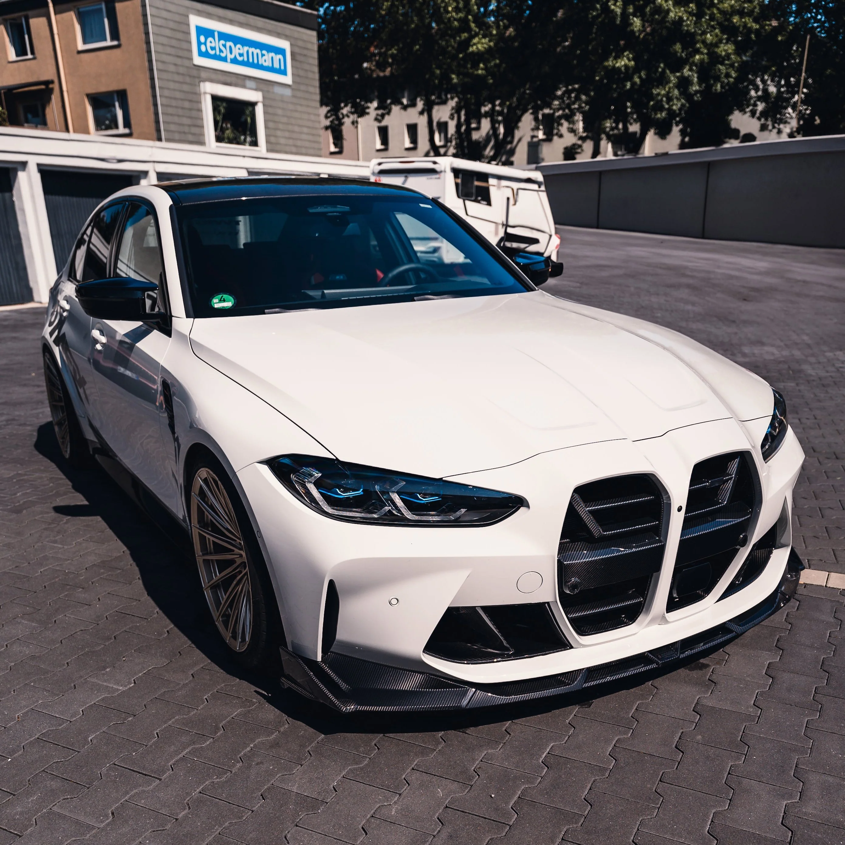 Front spoiler SOOQOO Carbon | fits BMW M3/M4 incl. Competition (G80/G81/G82/G83) | Aulitzky Tuning