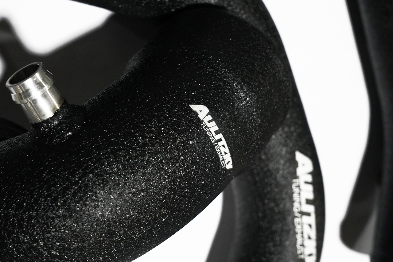 Charge- & Boostpipe Set aluminum black | fits BMW M2/M3/M4 incl. Competition/CS (F87/F80/F82/F83) S55 | Aulitzky Tuning