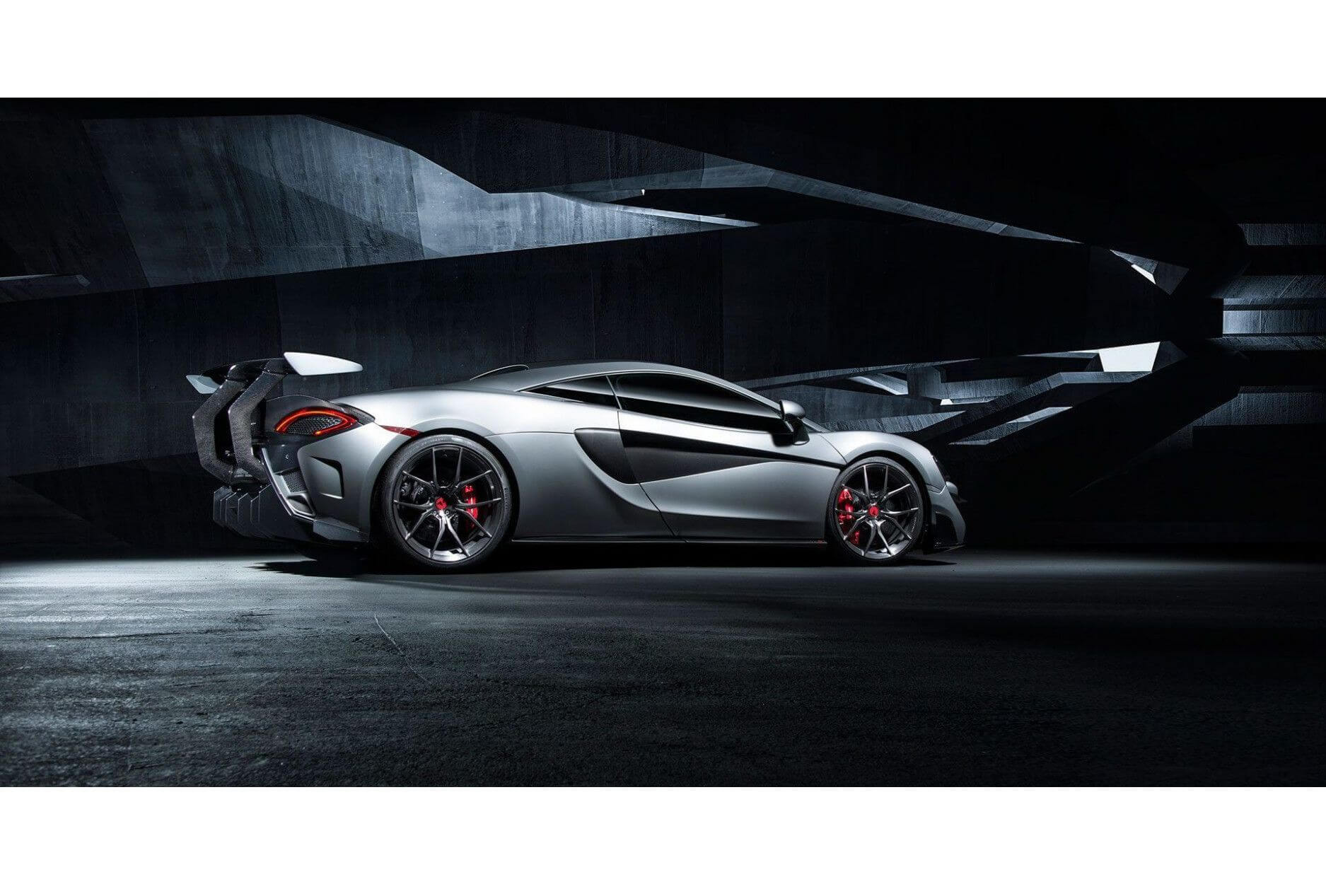 Rear wing 570-VX Aero Carbon with Carbon supports | fits McLaren 570S | Vorsteiner