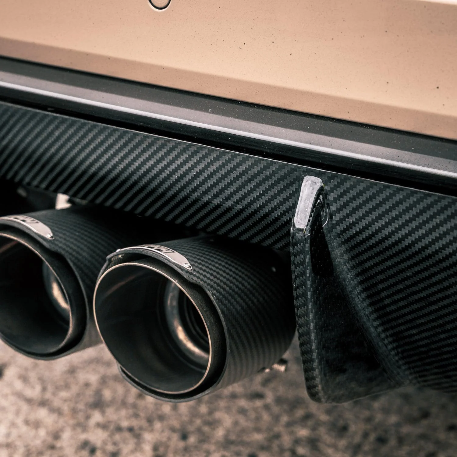 Rear diffuser Performance OEM Carbon | fits BMW M3/M4 incl. Competition (G80/G81/G82/G83) | Aulitzky Tuning